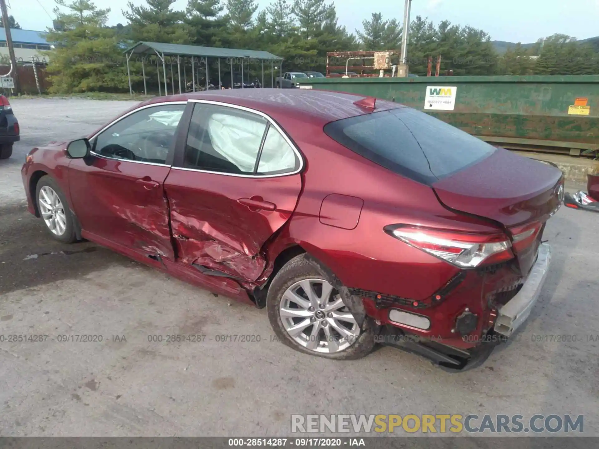 3 Photograph of a damaged car 4T1B11HK8KU691836 TOYOTA CAMRY 2019