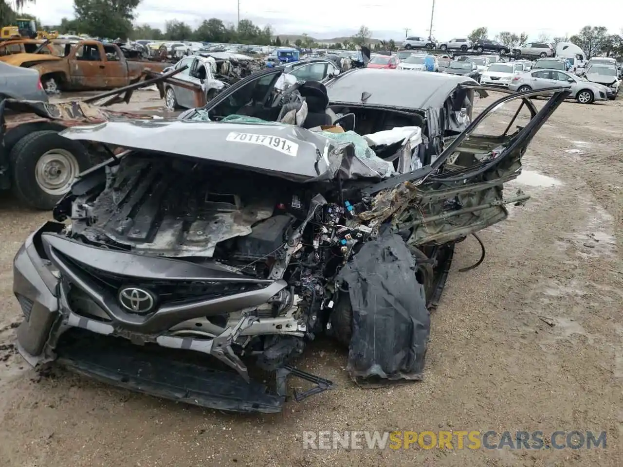 2 Photograph of a damaged car 4T1B11HK8KU692002 TOYOTA CAMRY 2019