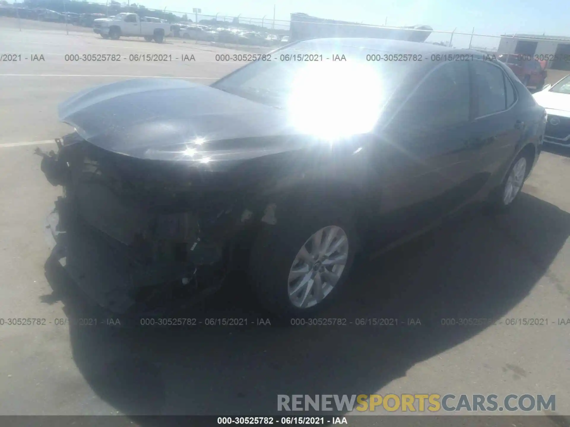 2 Photograph of a damaged car 4T1B11HK8KU692100 TOYOTA CAMRY 2019