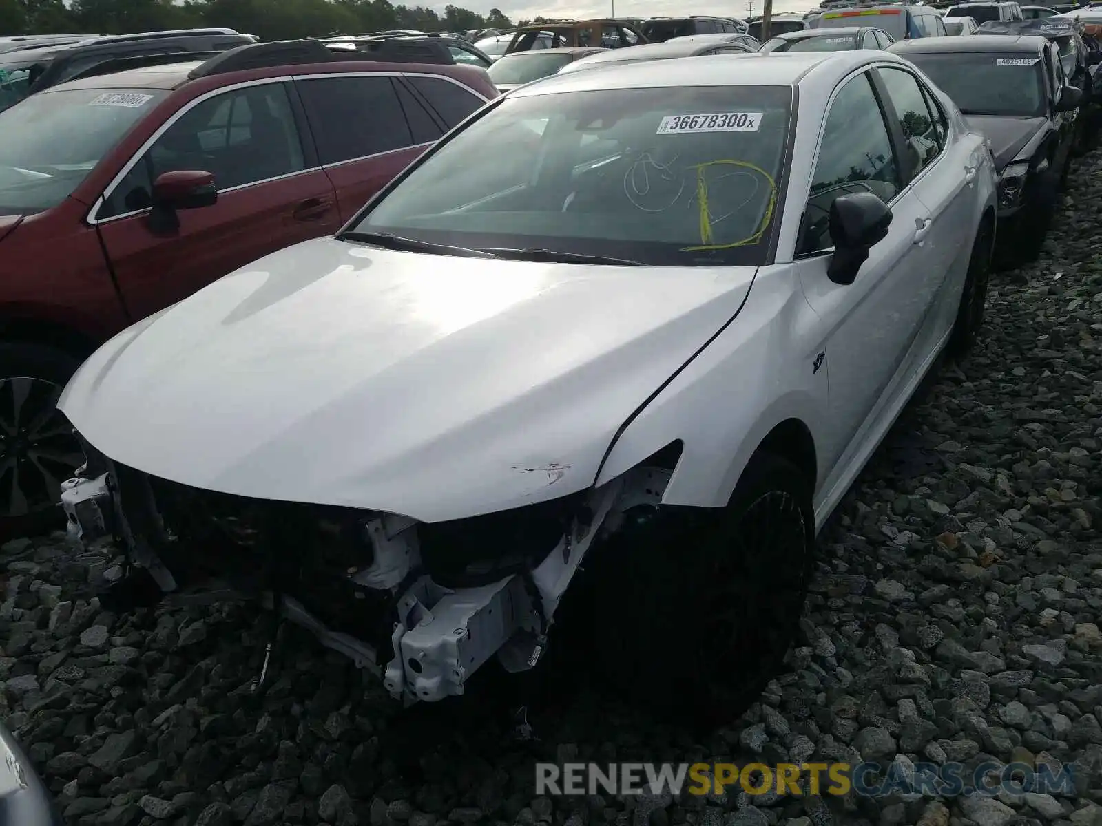 2 Photograph of a damaged car 4T1B11HK8KU692775 TOYOTA CAMRY 2019