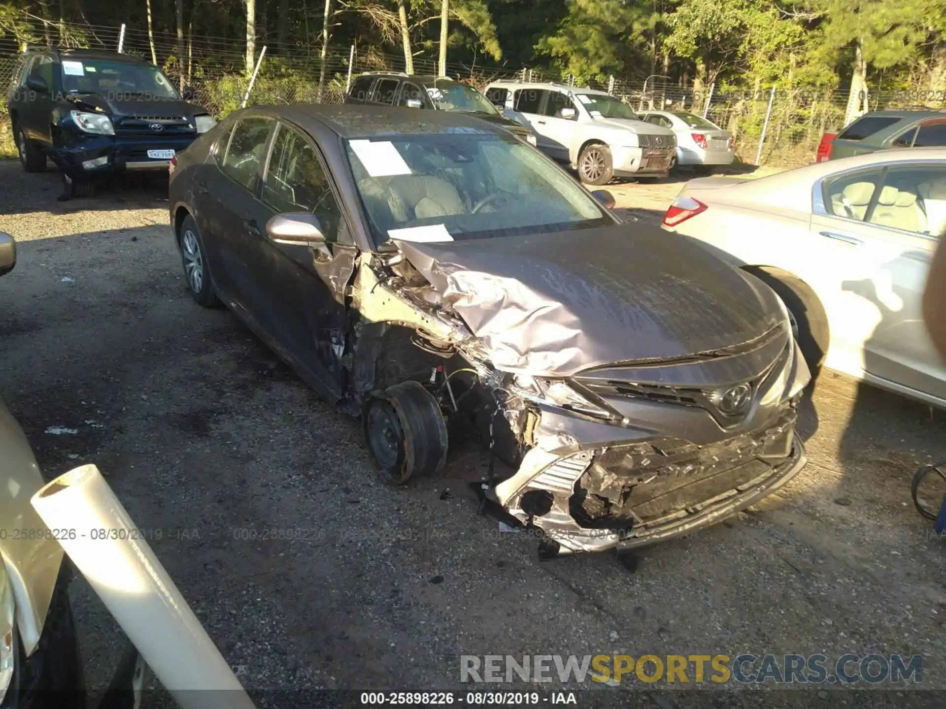 1 Photograph of a damaged car 4T1B11HK8KU695434 TOYOTA CAMRY 2019