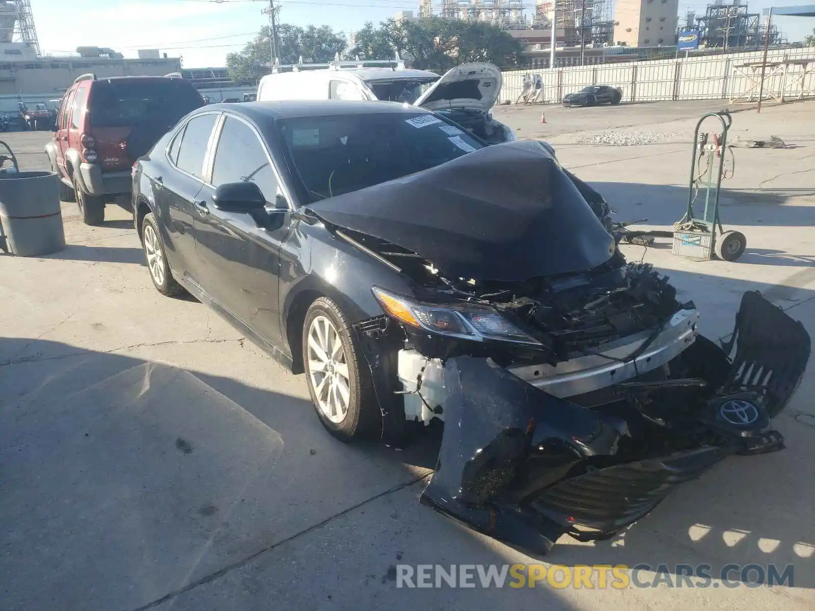 1 Photograph of a damaged car 4T1B11HK8KU696227 TOYOTA CAMRY 2019