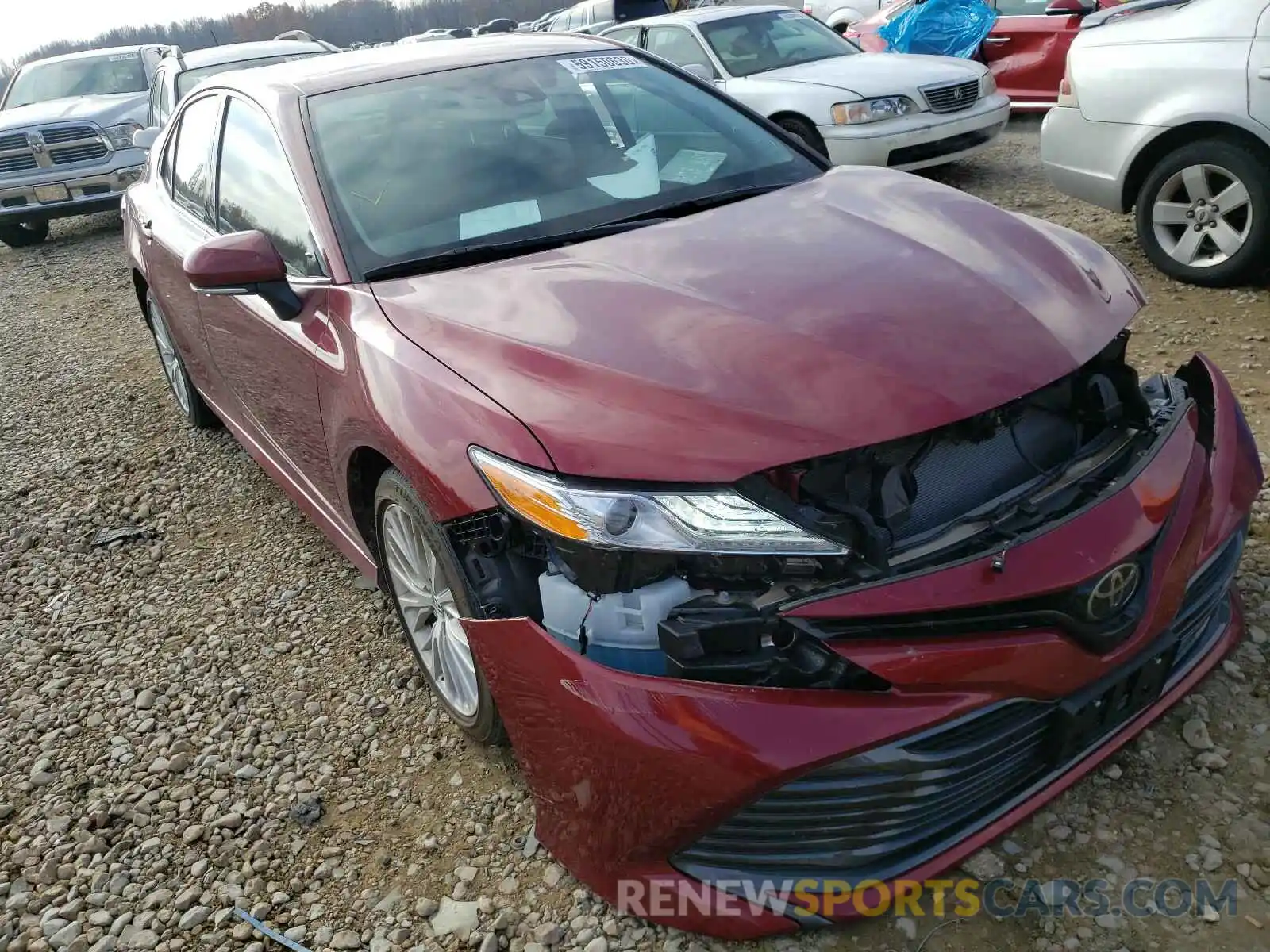 1 Photograph of a damaged car 4T1B11HK8KU698012 TOYOTA CAMRY 2019