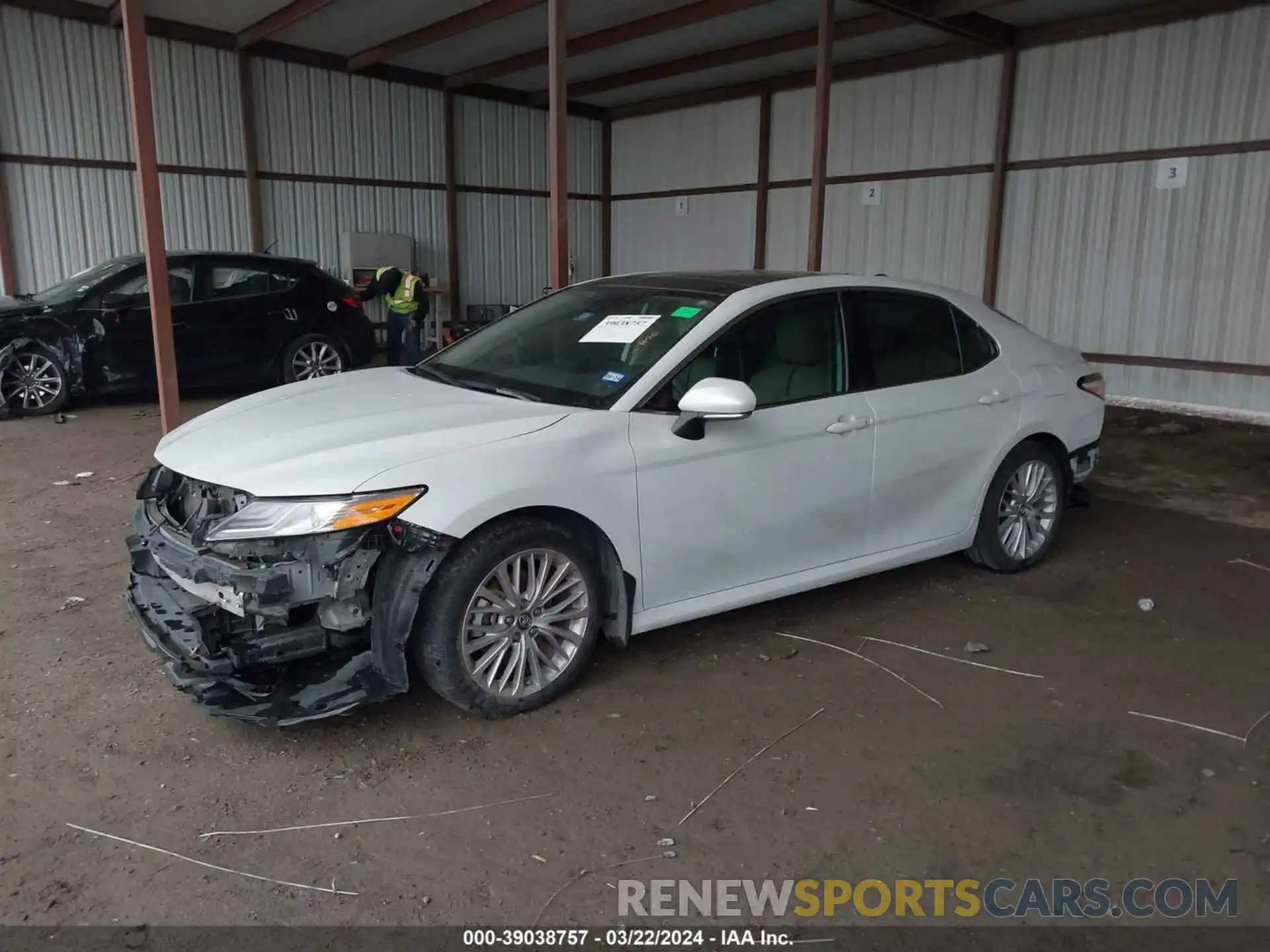 2 Photograph of a damaged car 4T1B11HK8KU700499 TOYOTA CAMRY 2019