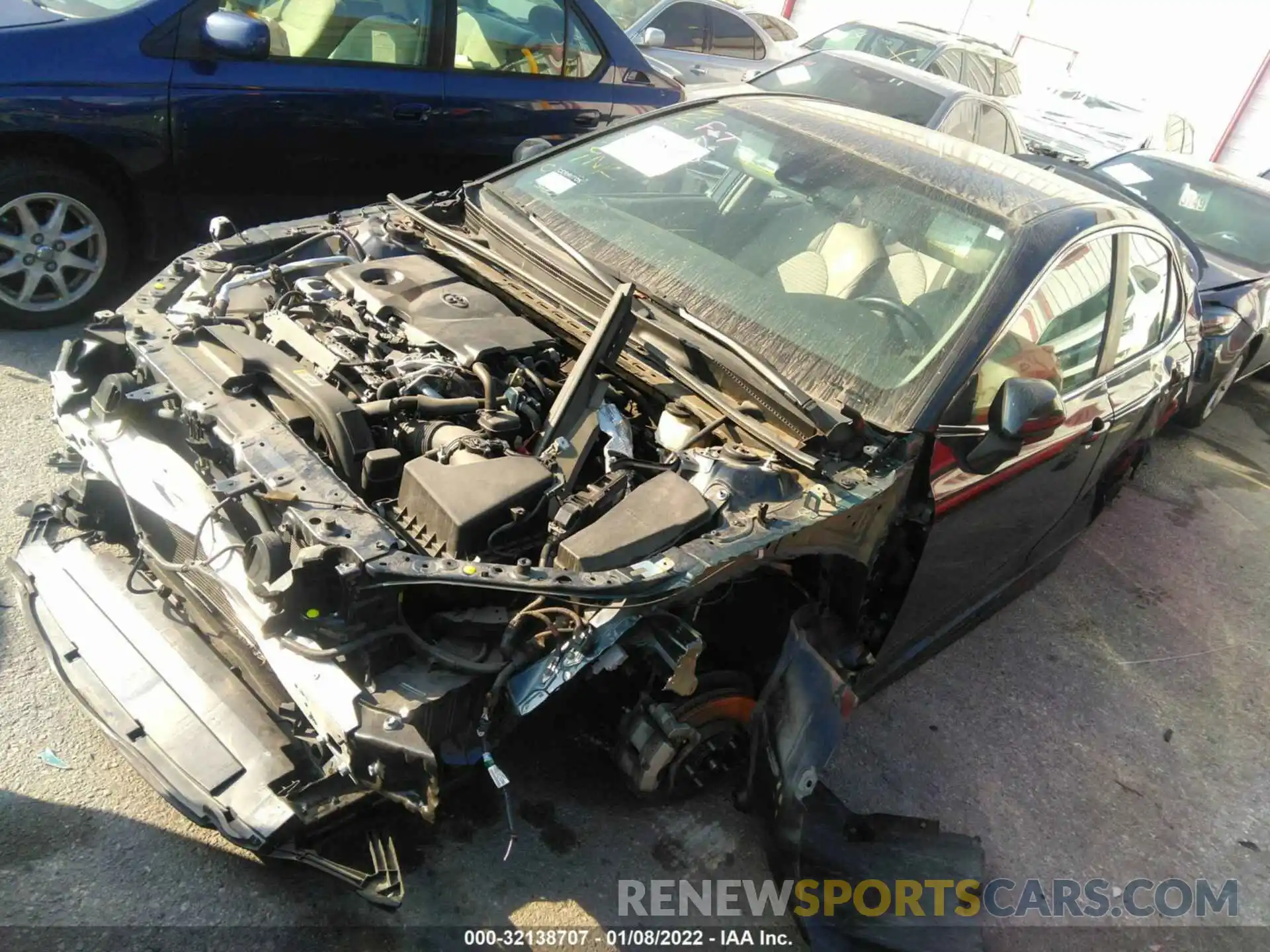 2 Photograph of a damaged car 4T1B11HK8KU702690 TOYOTA CAMRY 2019