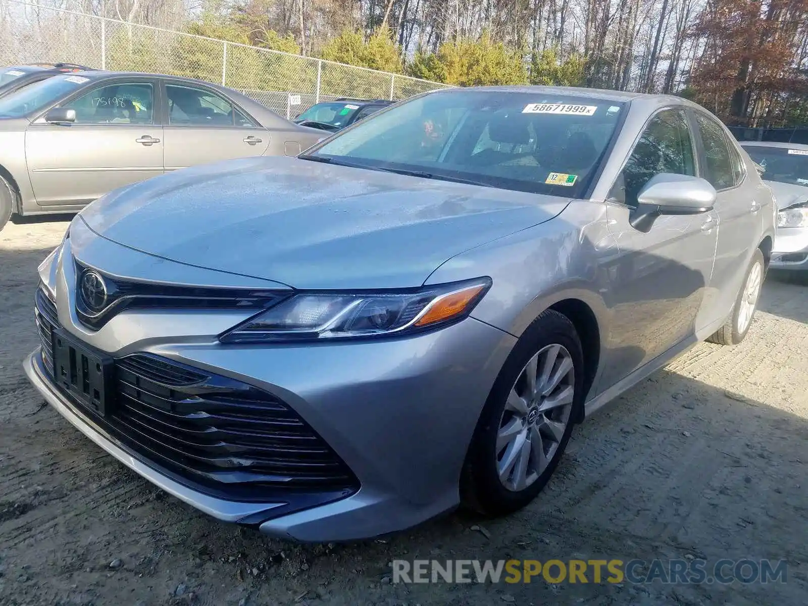 2 Photograph of a damaged car 4T1B11HK8KU702933 TOYOTA CAMRY 2019