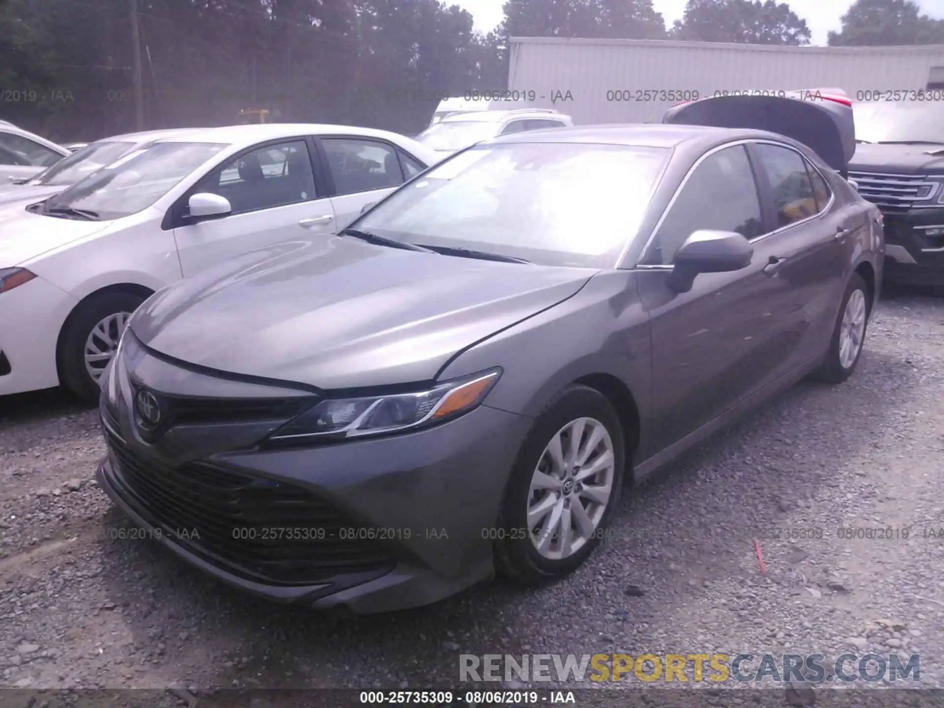 2 Photograph of a damaged car 4T1B11HK8KU703693 TOYOTA CAMRY 2019