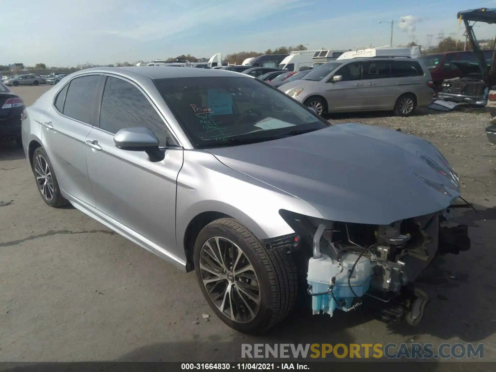 1 Photograph of a damaged car 4T1B11HK8KU705735 TOYOTA CAMRY 2019