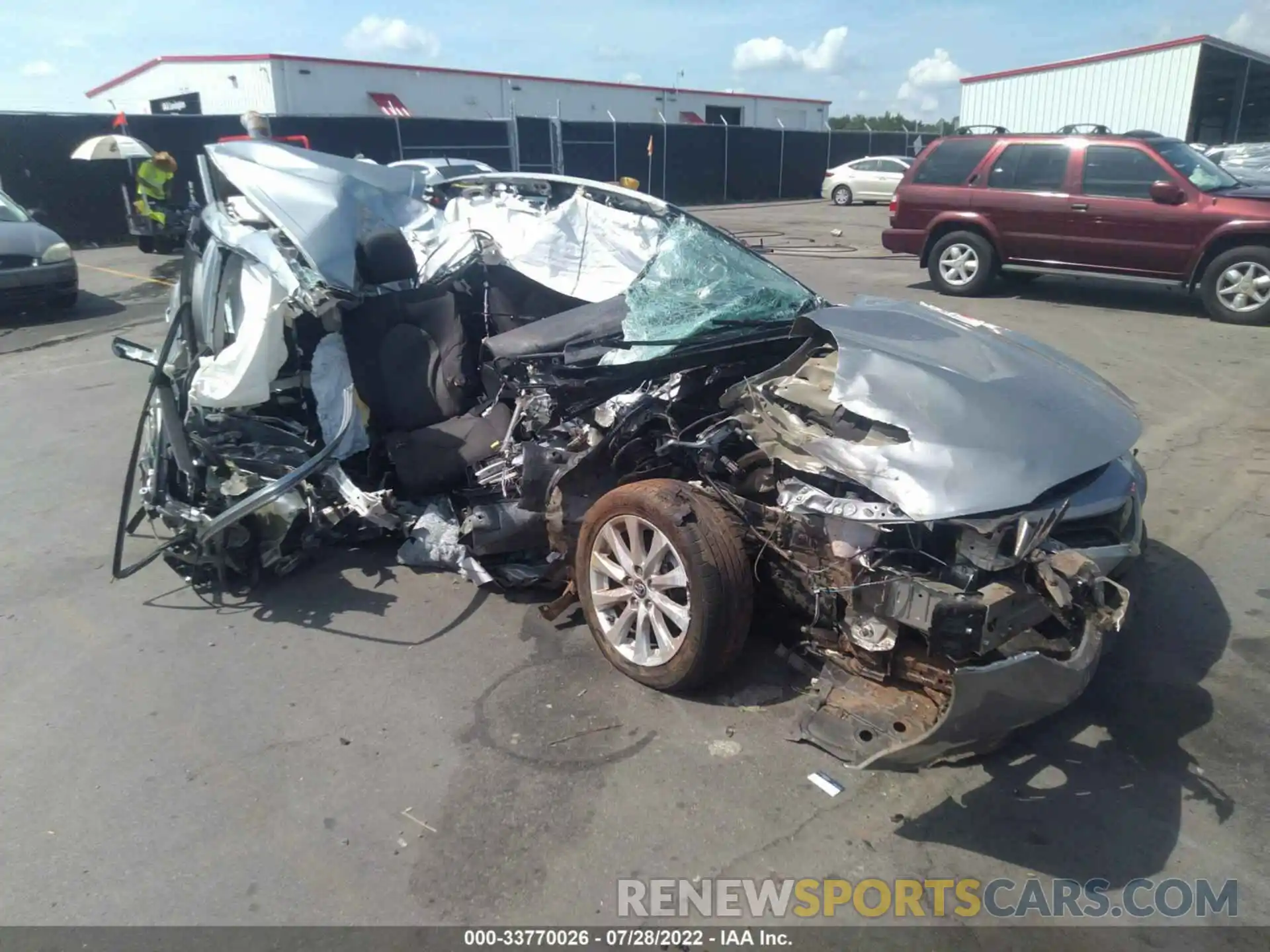 1 Photograph of a damaged car 4T1B11HK8KU706982 TOYOTA CAMRY 2019