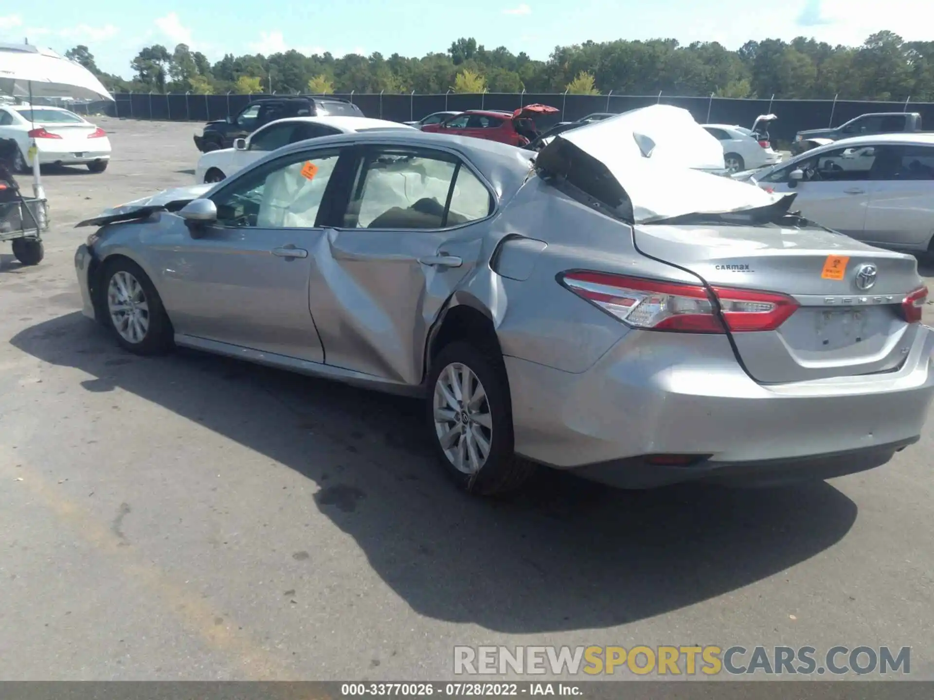 3 Photograph of a damaged car 4T1B11HK8KU706982 TOYOTA CAMRY 2019