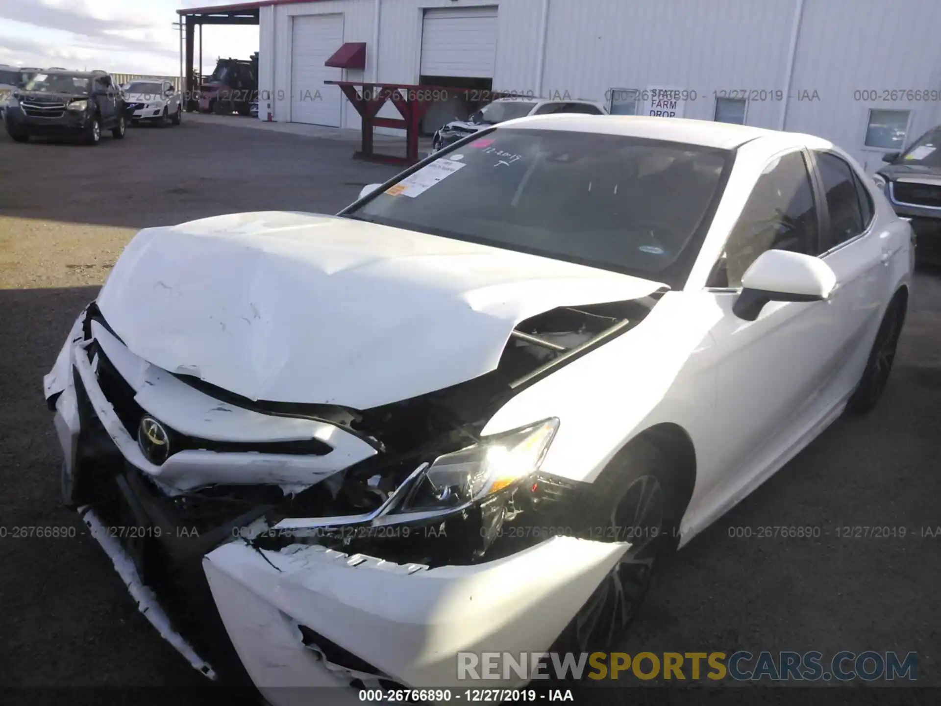 2 Photograph of a damaged car 4T1B11HK8KU707517 TOYOTA CAMRY 2019