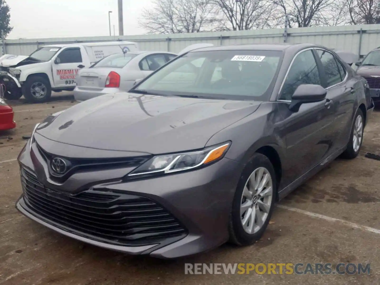 2 Photograph of a damaged car 4T1B11HK8KU708294 TOYOTA CAMRY 2019