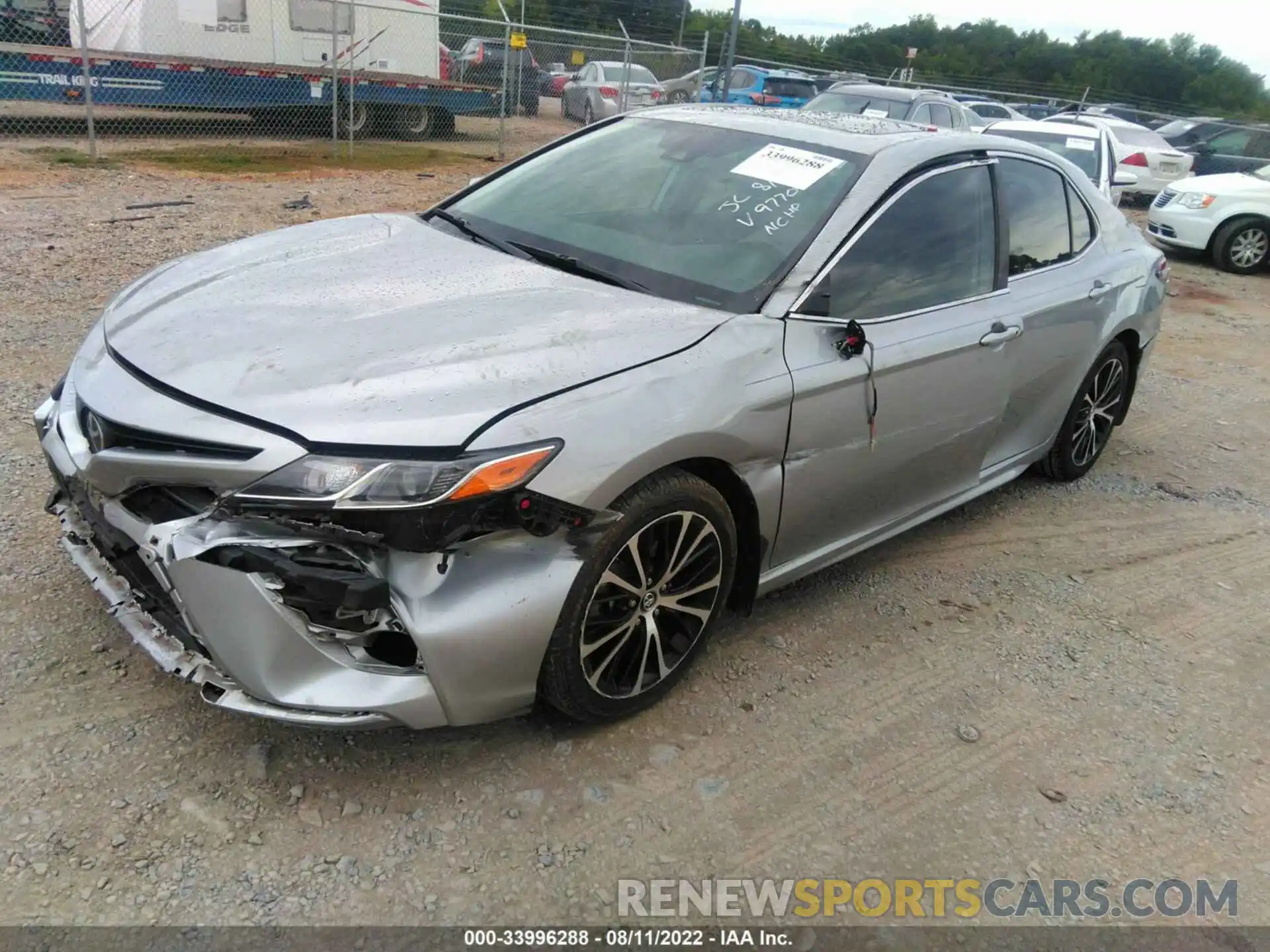 2 Photograph of a damaged car 4T1B11HK8KU709770 TOYOTA CAMRY 2019