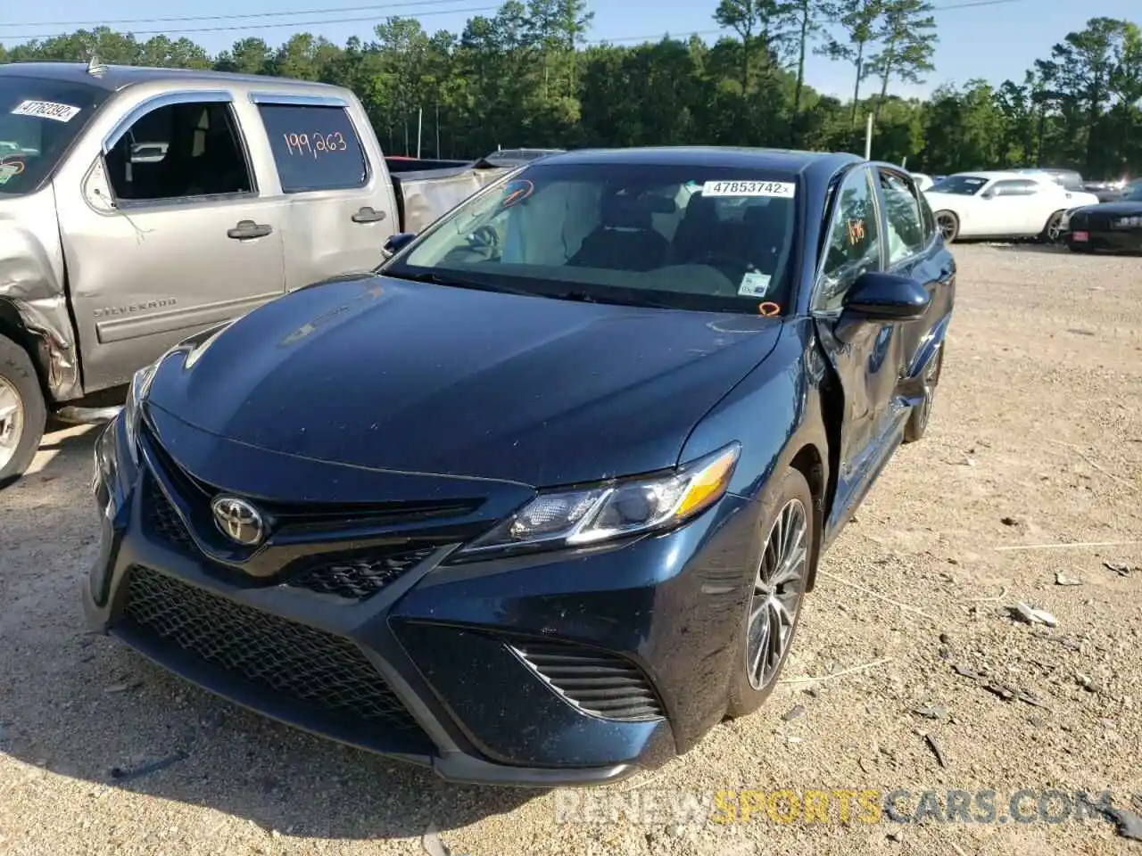 2 Photograph of a damaged car 4T1B11HK8KU712152 TOYOTA CAMRY 2019