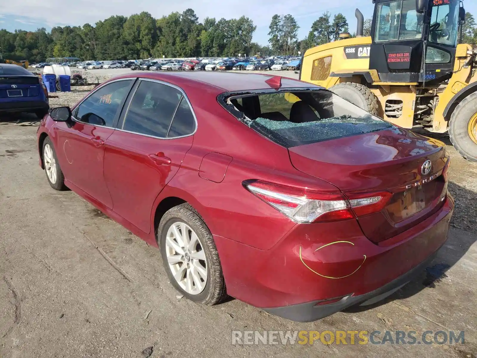 3 Photograph of a damaged car 4T1B11HK8KU712782 TOYOTA CAMRY 2019