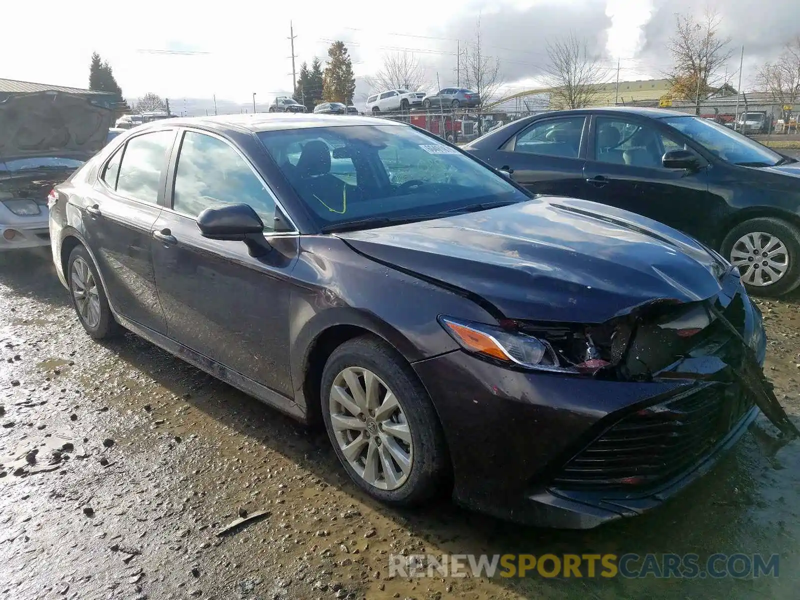 1 Photograph of a damaged car 4T1B11HK8KU714127 TOYOTA CAMRY 2019