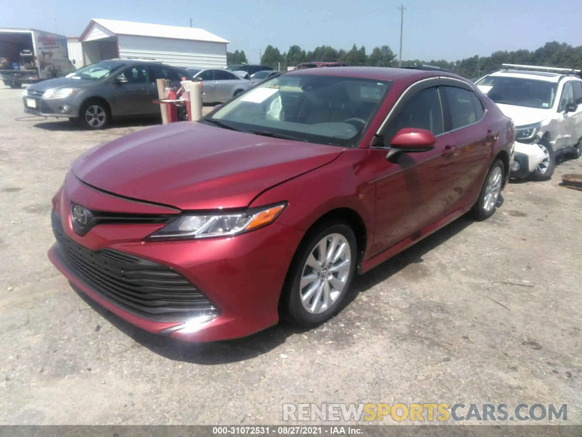 2 Photograph of a damaged car 4T1B11HK8KU714189 TOYOTA CAMRY 2019