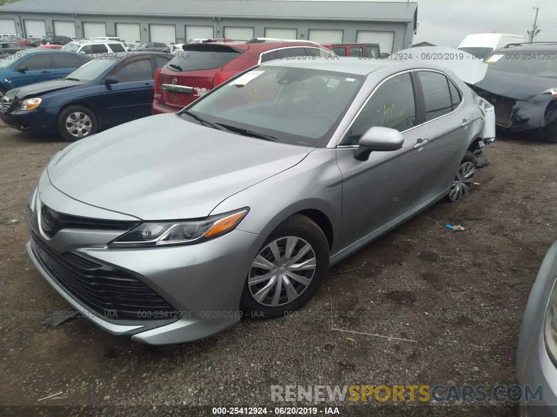 2 Photograph of a damaged car 4T1B11HK8KU715021 TOYOTA CAMRY 2019