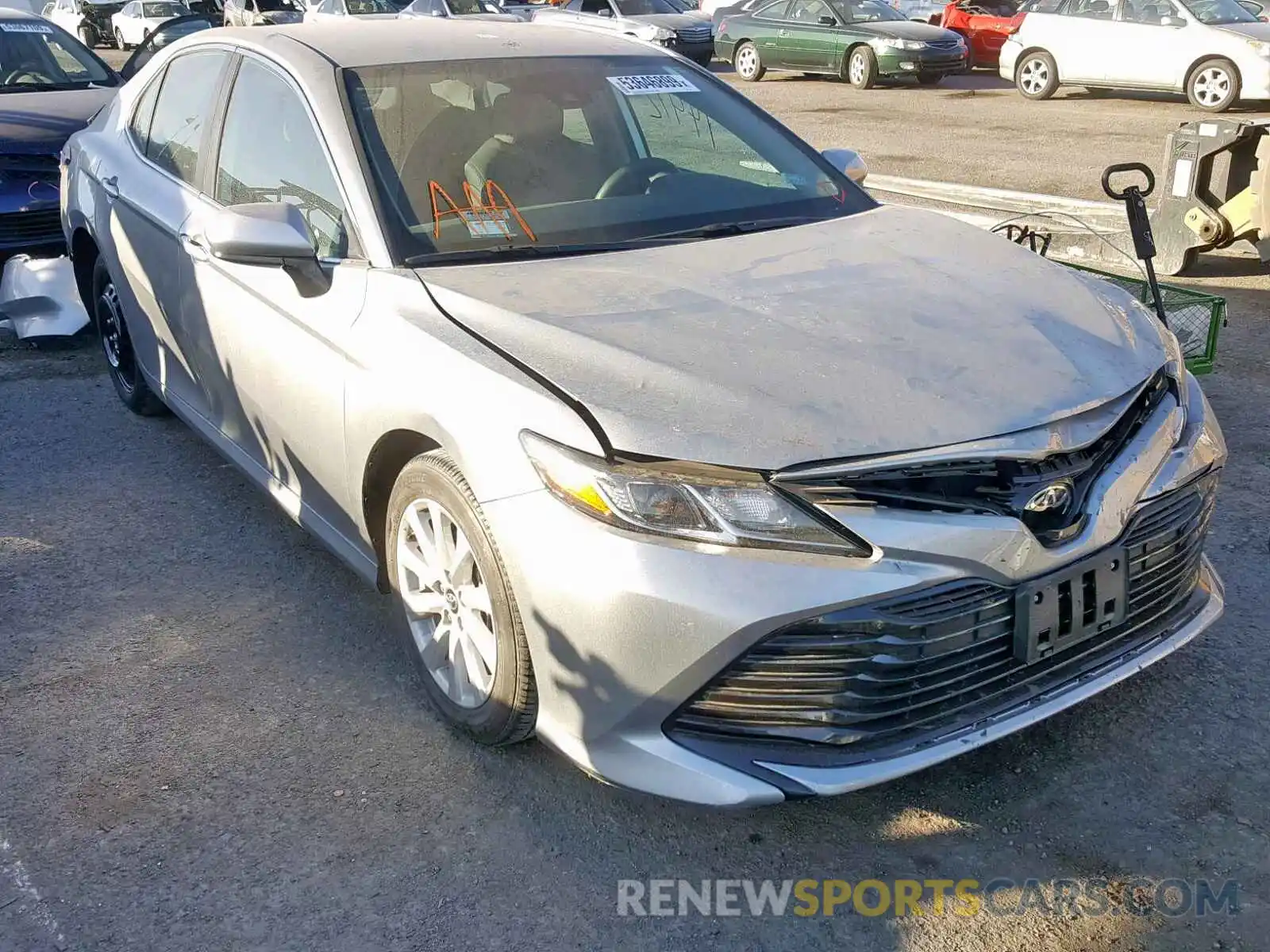 1 Photograph of a damaged car 4T1B11HK8KU715326 TOYOTA CAMRY 2019