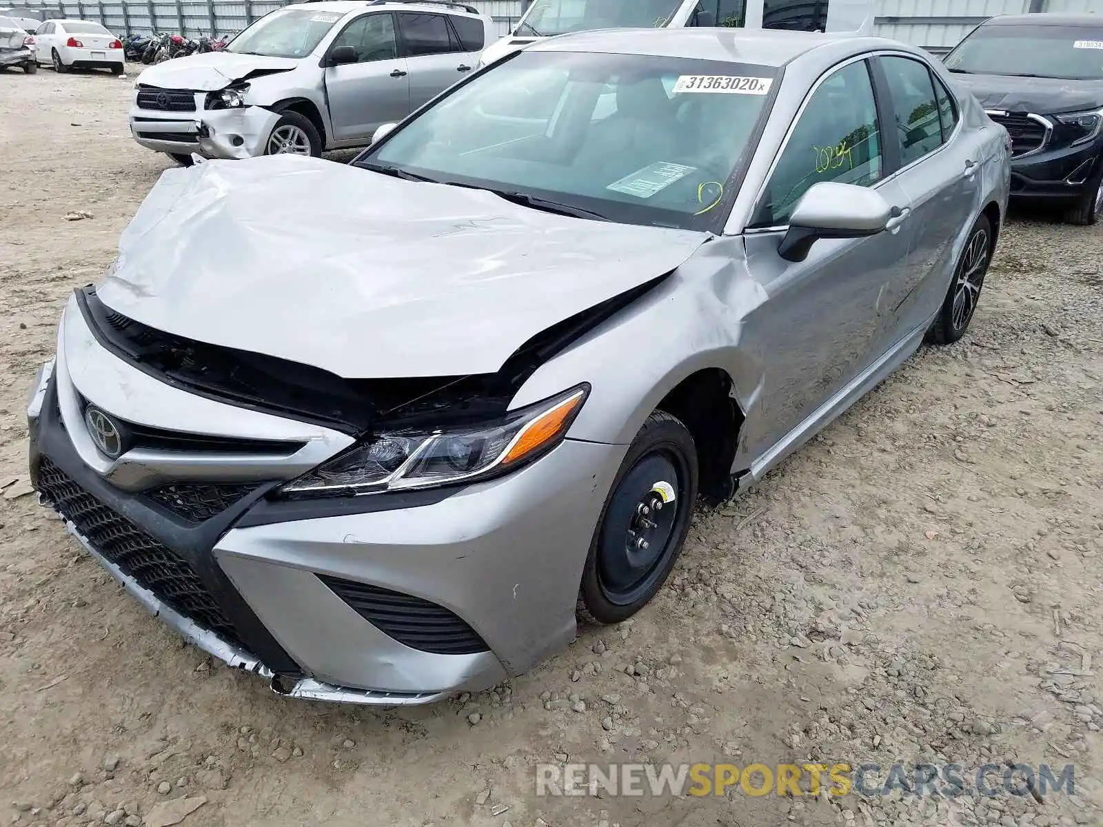 2 Photograph of a damaged car 4T1B11HK8KU716282 TOYOTA CAMRY 2019