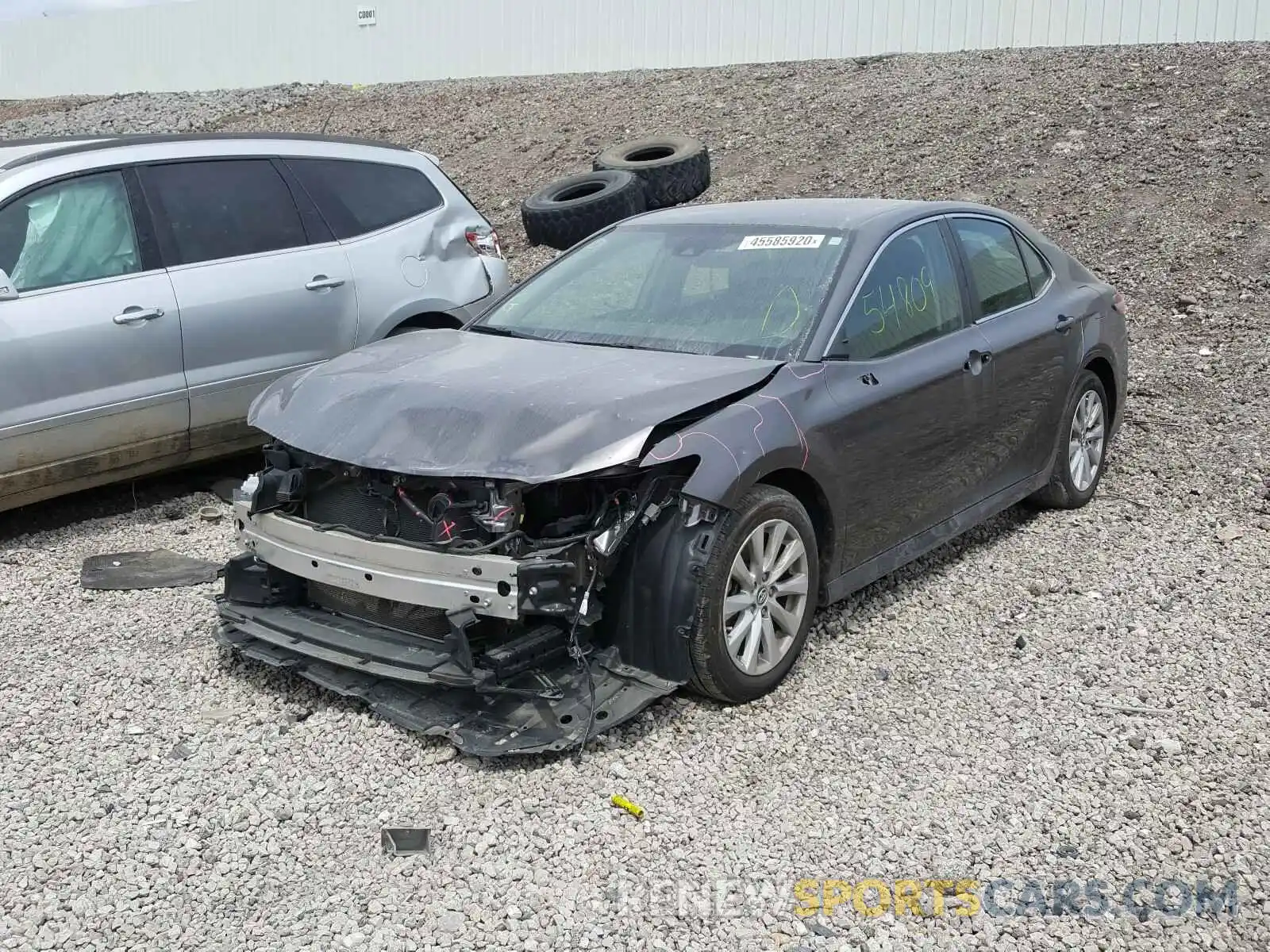 2 Photograph of a damaged car 4T1B11HK8KU716671 TOYOTA CAMRY 2019