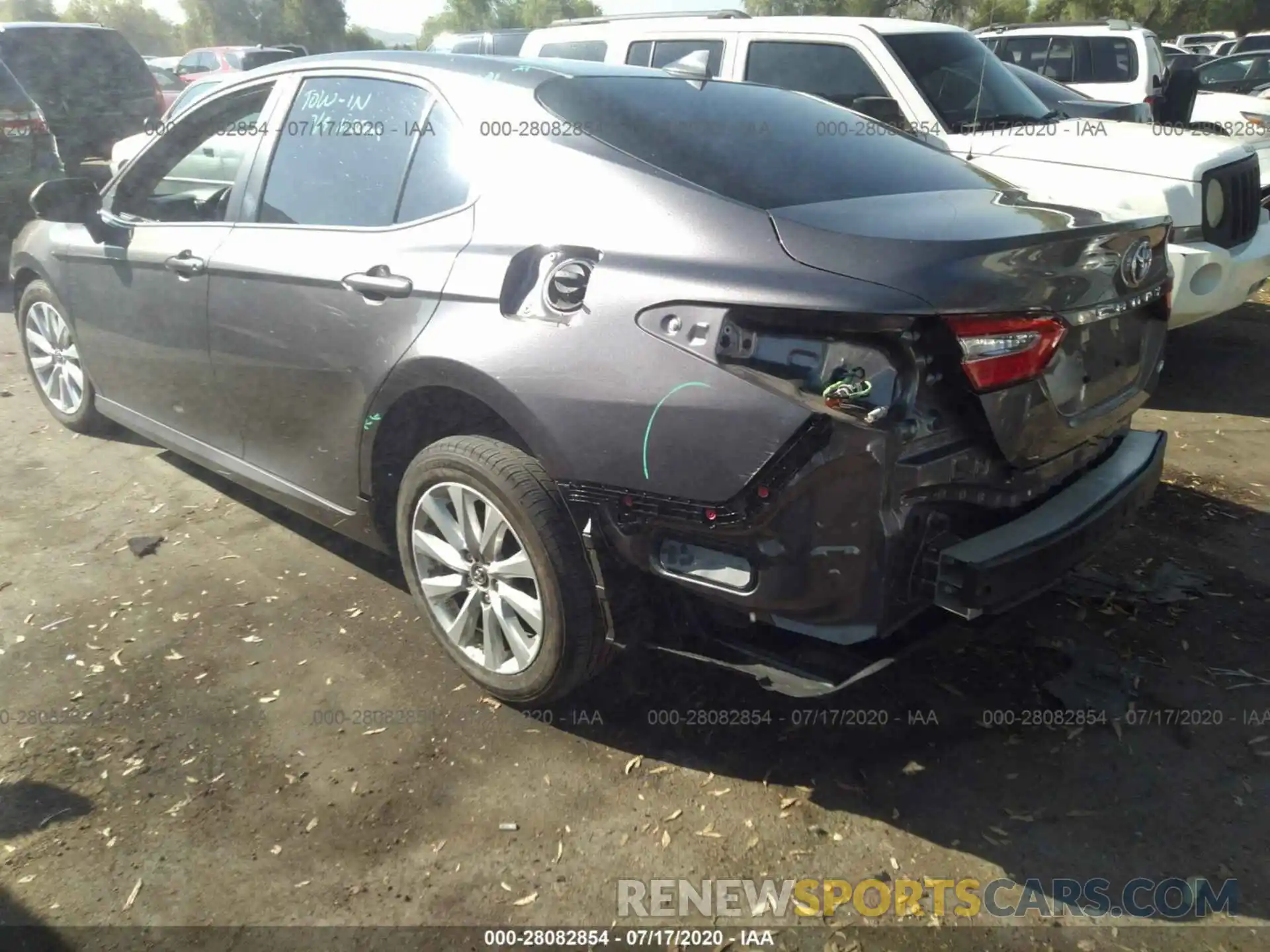 3 Photograph of a damaged car 4T1B11HK8KU717478 TOYOTA CAMRY 2019