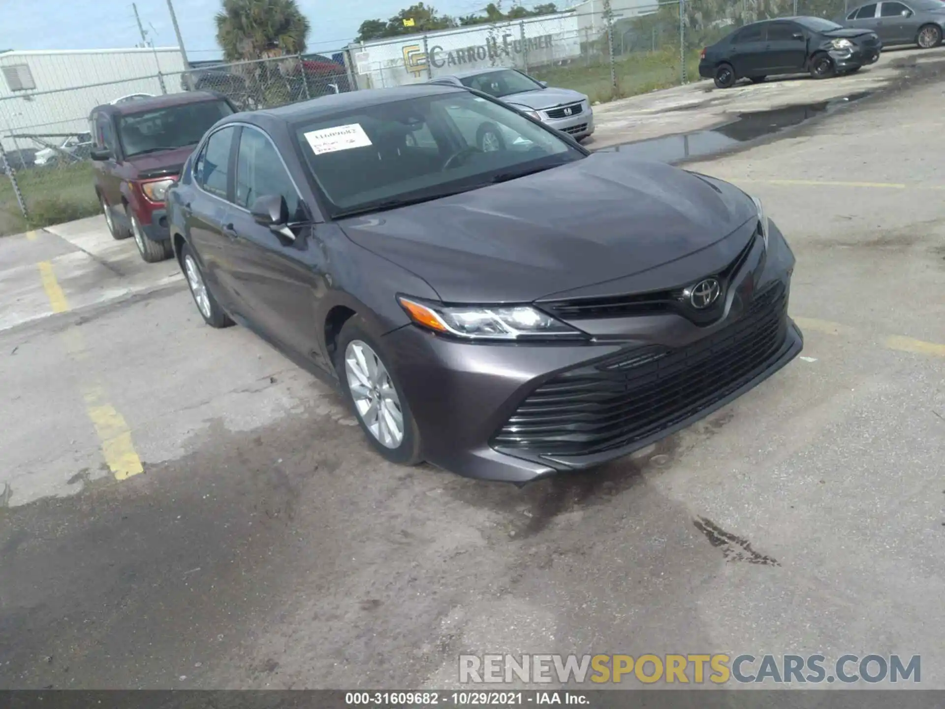 1 Photograph of a damaged car 4T1B11HK8KU718078 TOYOTA CAMRY 2019