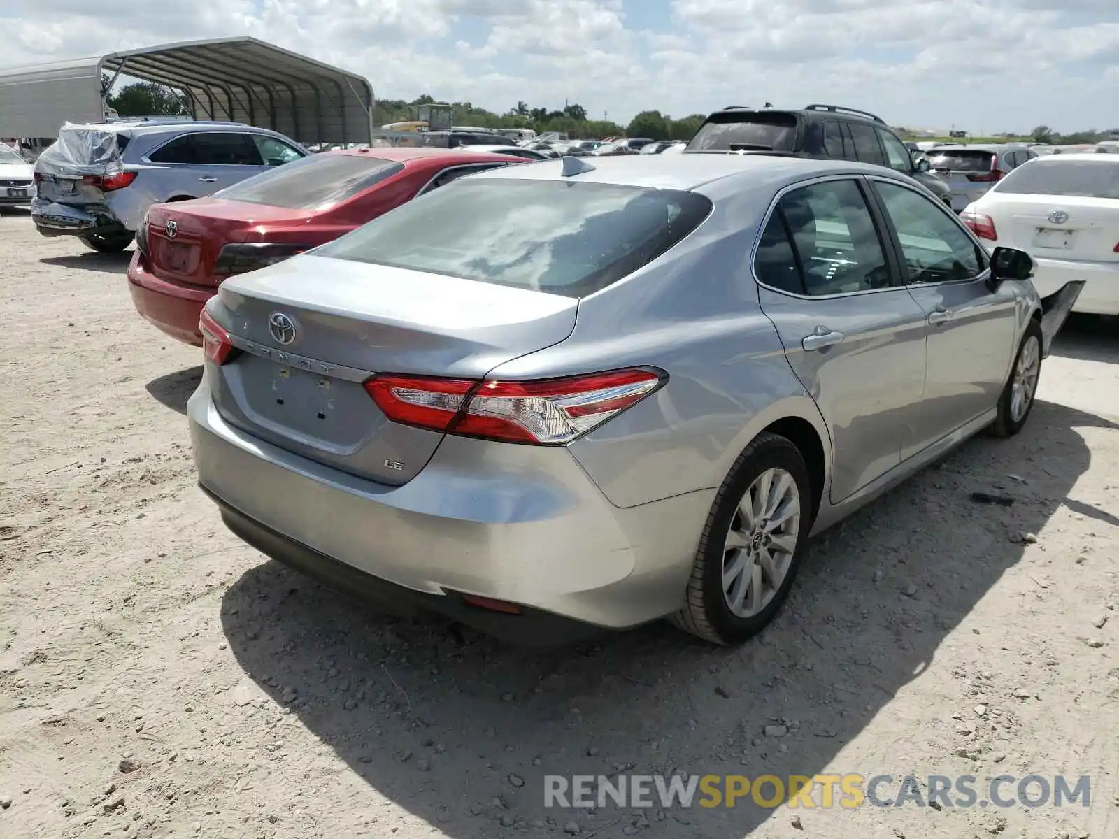 4 Photograph of a damaged car 4T1B11HK8KU718128 TOYOTA CAMRY 2019