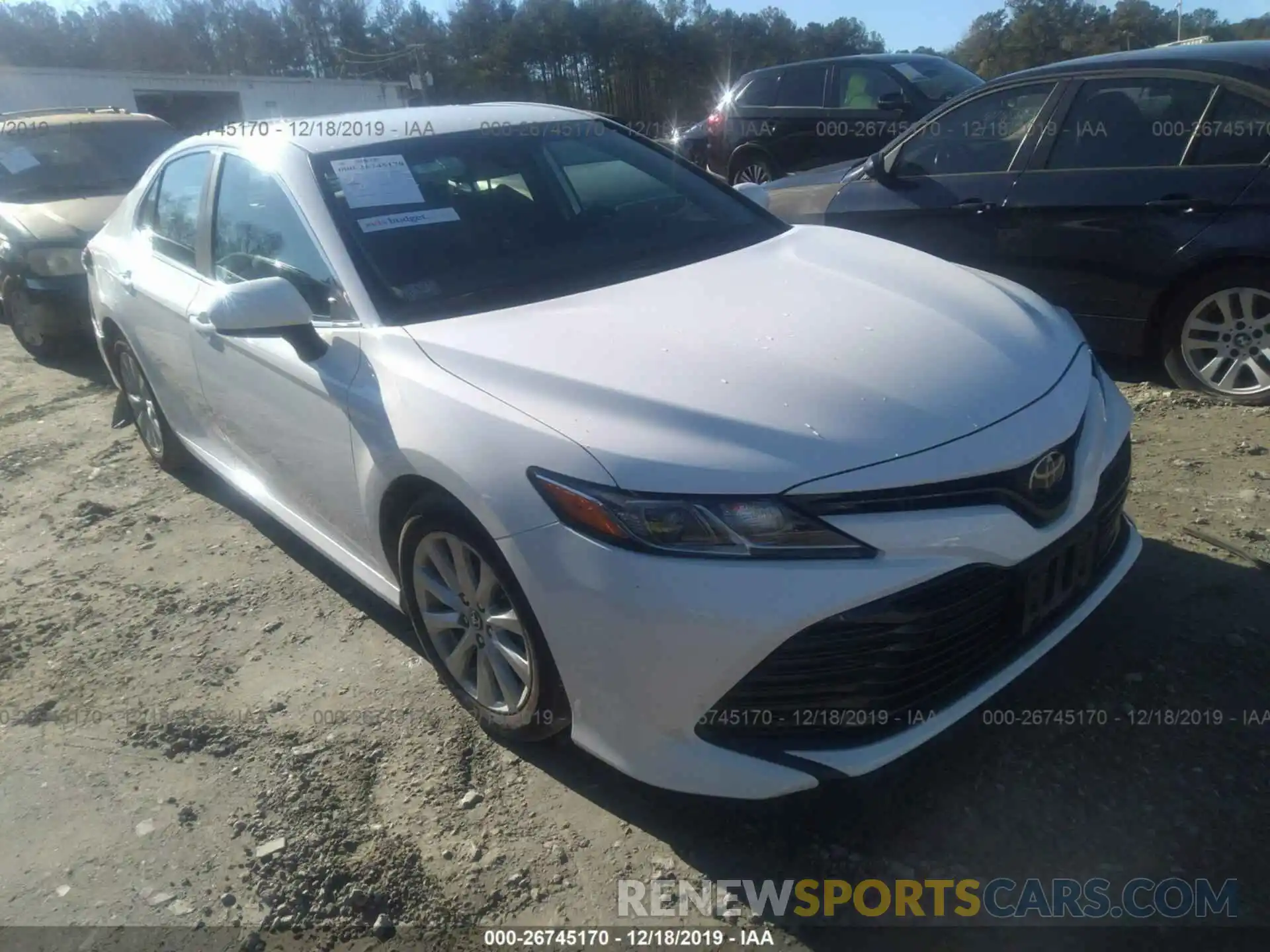 1 Photograph of a damaged car 4T1B11HK8KU718565 TOYOTA CAMRY 2019