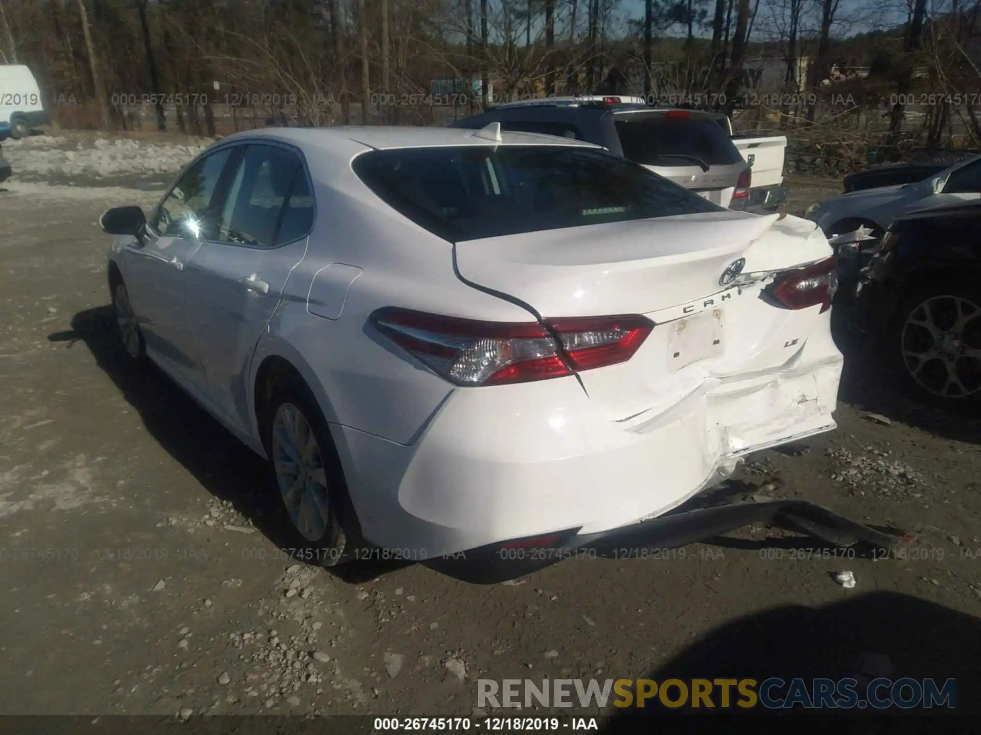 3 Photograph of a damaged car 4T1B11HK8KU718565 TOYOTA CAMRY 2019