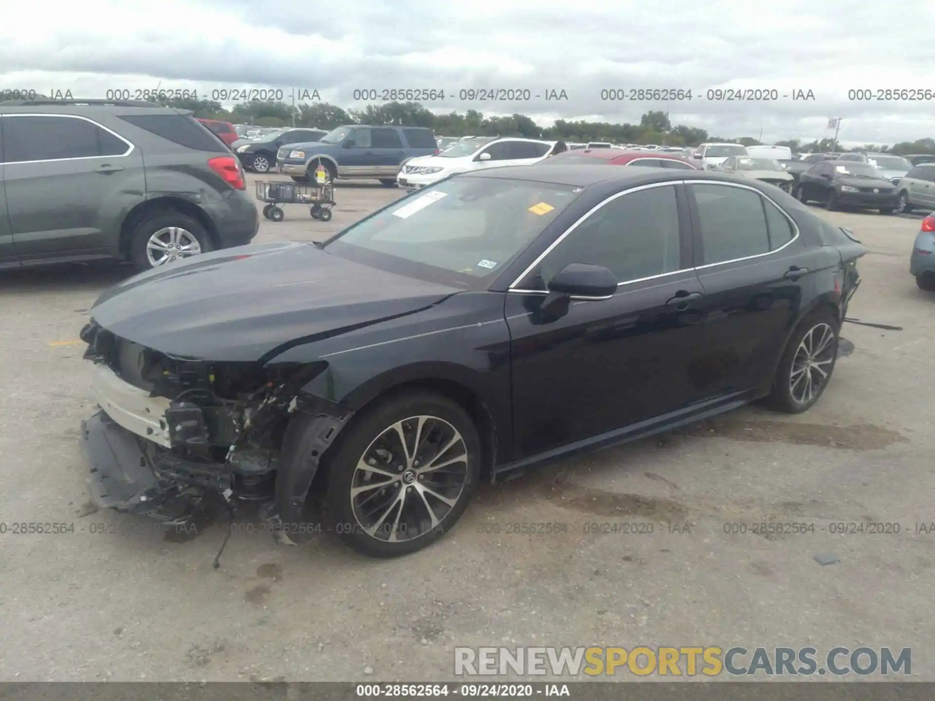 2 Photograph of a damaged car 4T1B11HK8KU719473 TOYOTA CAMRY 2019