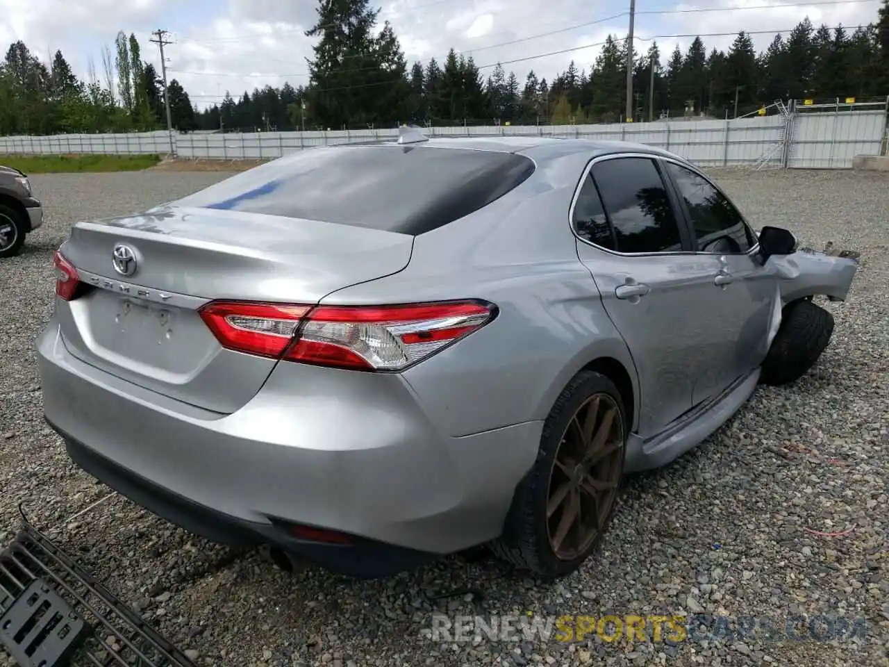 4 Photograph of a damaged car 4T1B11HK8KU719537 TOYOTA CAMRY 2019