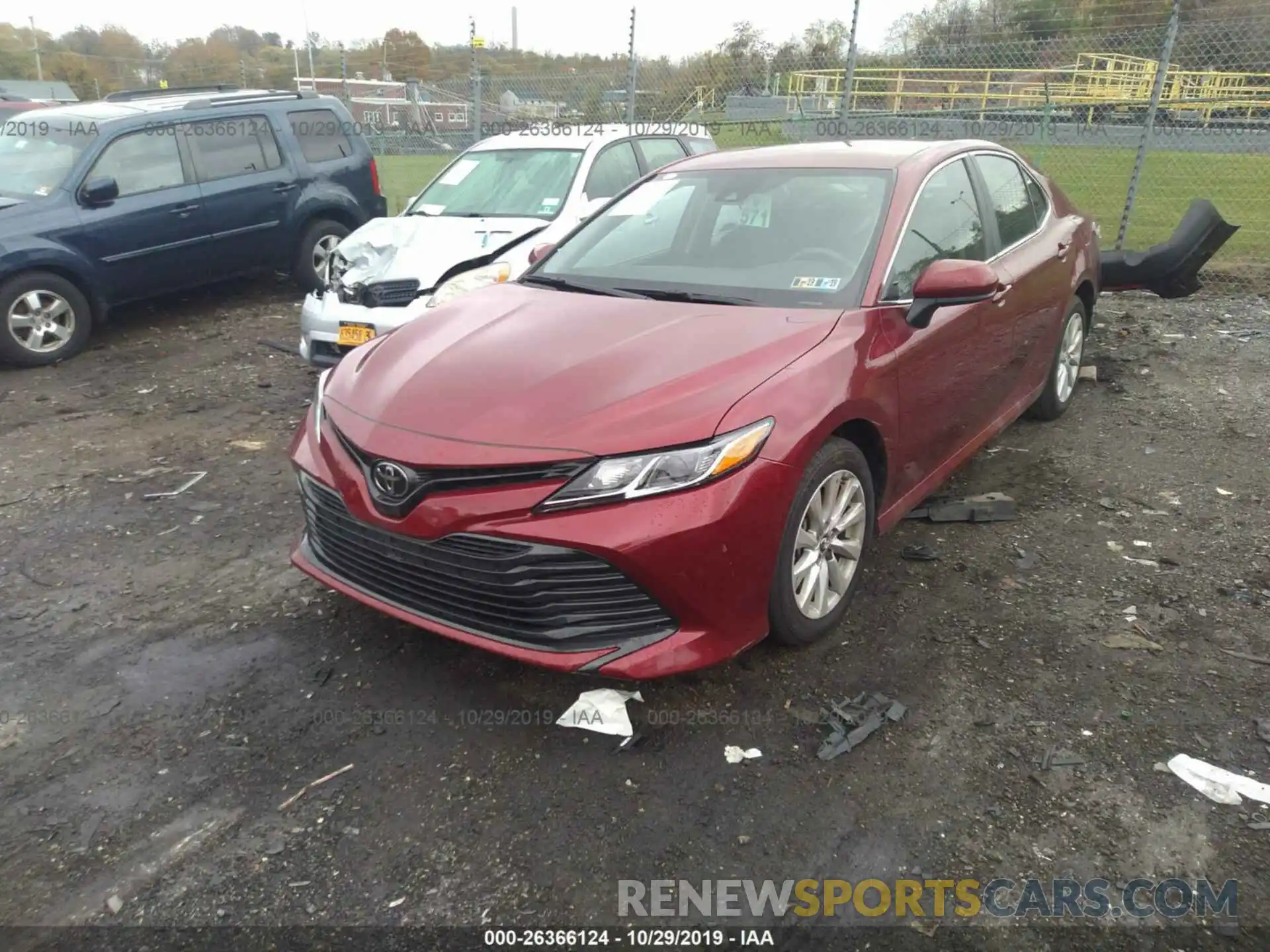 2 Photograph of a damaged car 4T1B11HK8KU719893 TOYOTA CAMRY 2019