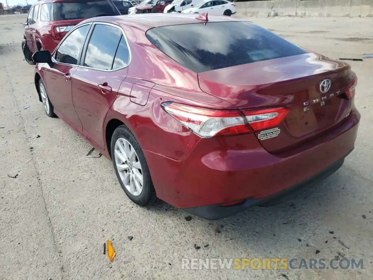 3 Photograph of a damaged car 4T1B11HK8KU720090 TOYOTA CAMRY 2019