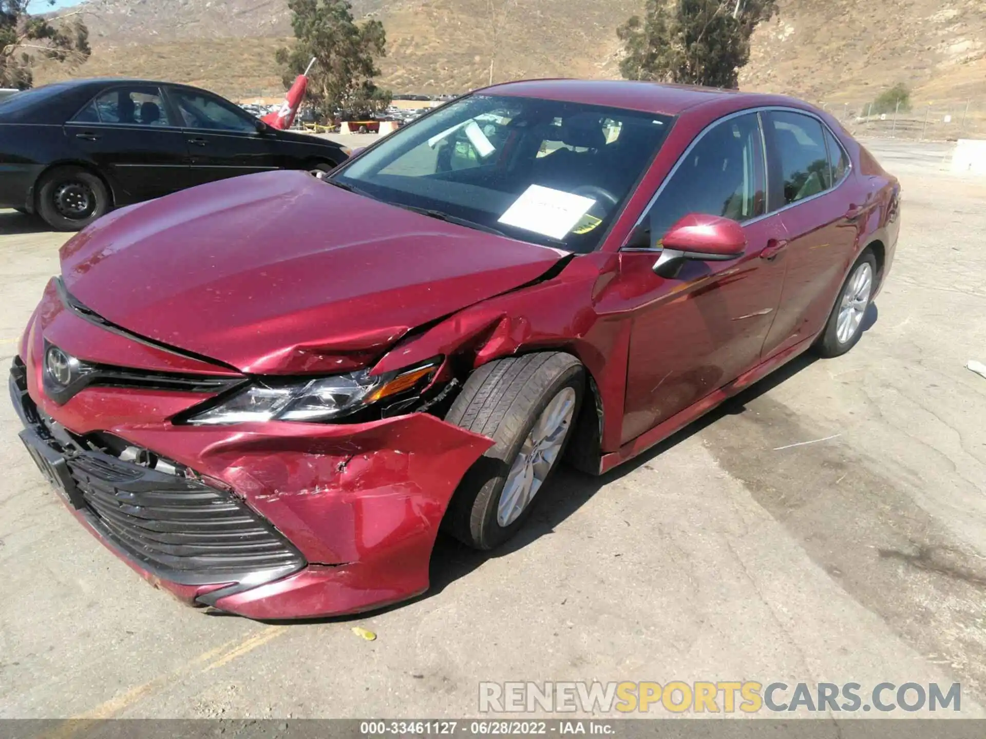 2 Photograph of a damaged car 4T1B11HK8KU720333 TOYOTA CAMRY 2019