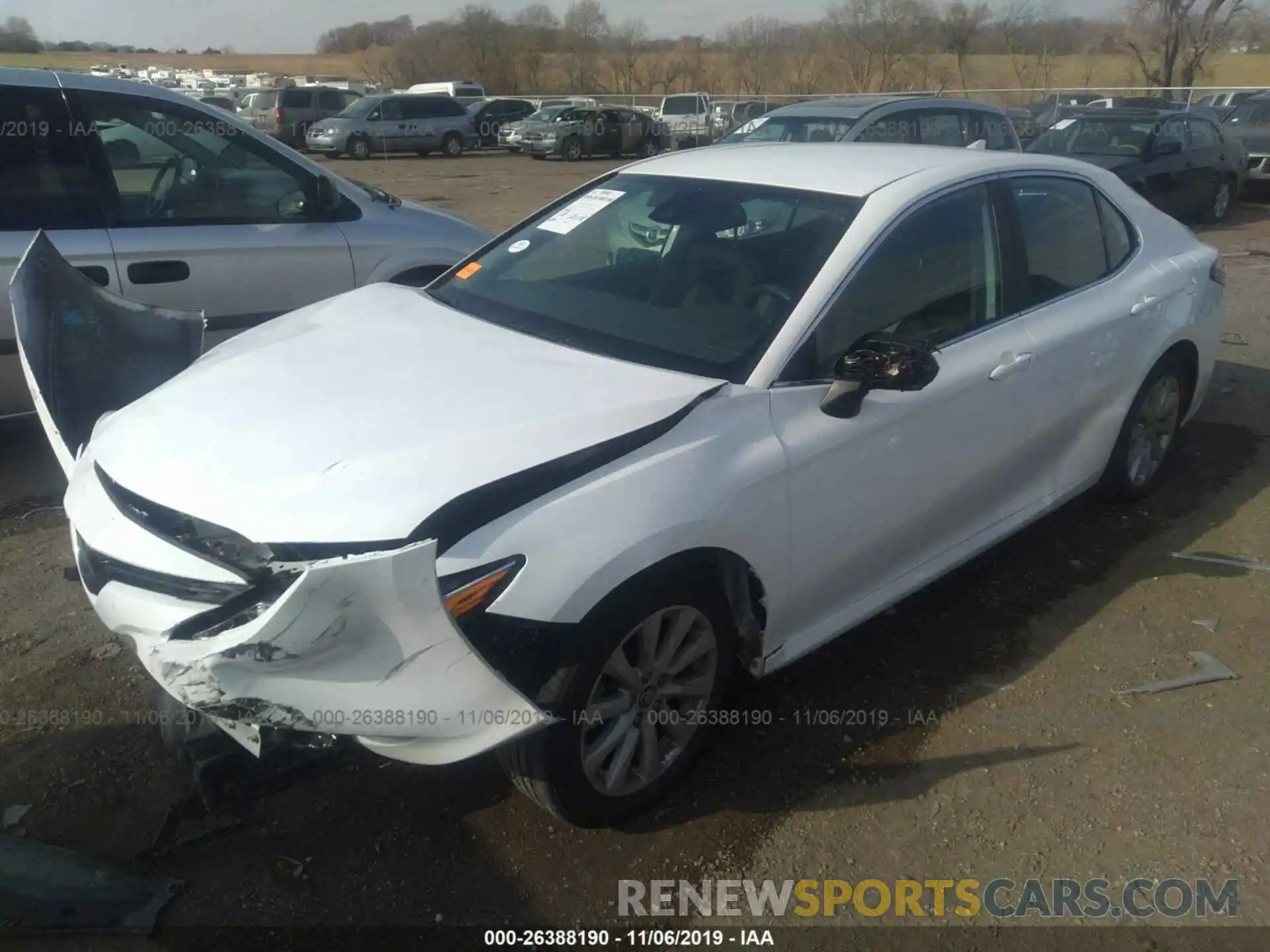 2 Photograph of a damaged car 4T1B11HK8KU721157 TOYOTA CAMRY 2019