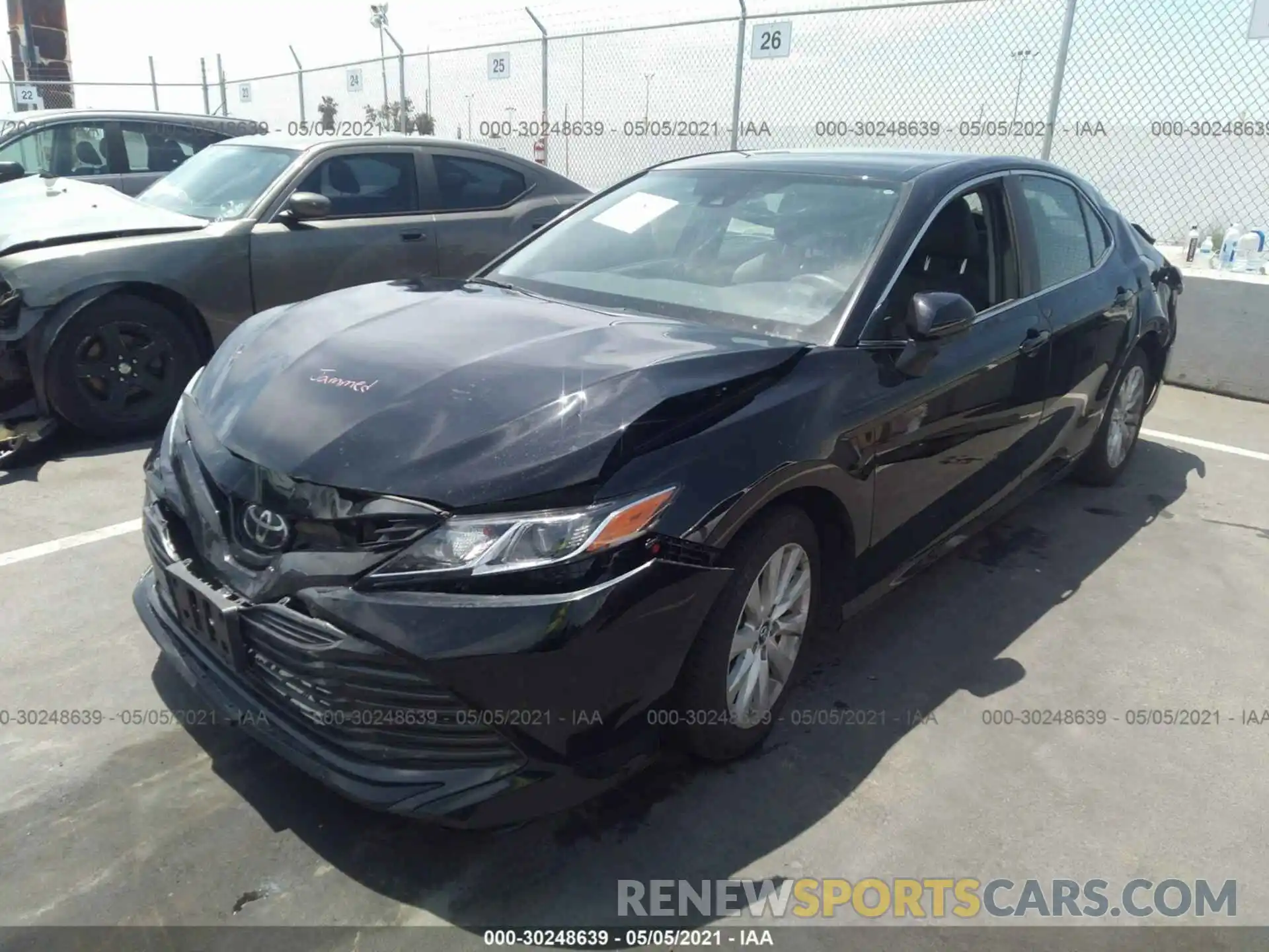 2 Photograph of a damaged car 4T1B11HK8KU722311 TOYOTA CAMRY 2019