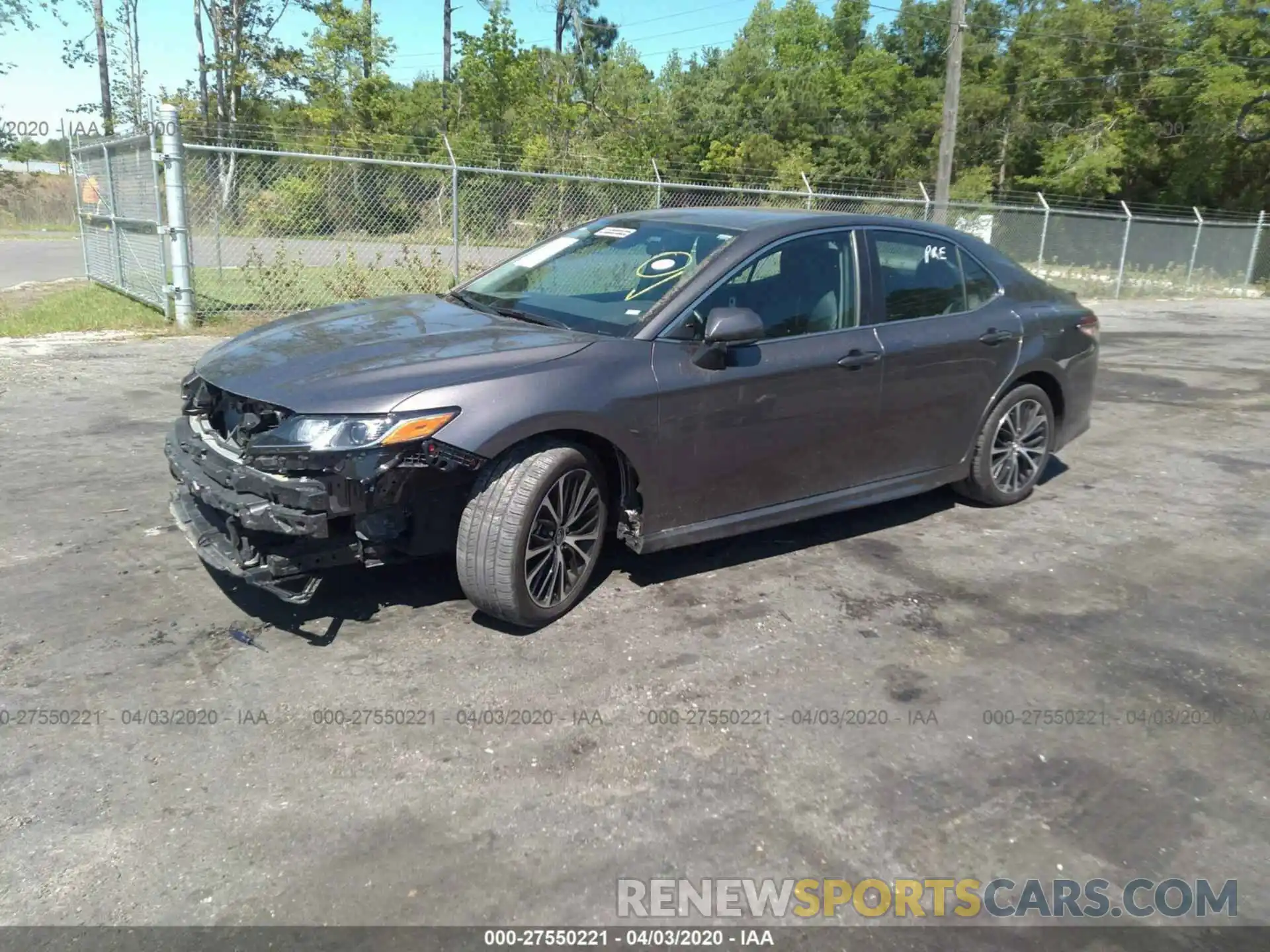 2 Photograph of a damaged car 4T1B11HK8KU723880 TOYOTA CAMRY 2019