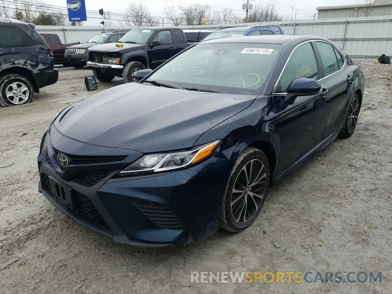 2 Photograph of a damaged car 4T1B11HK8KU725192 TOYOTA CAMRY 2019