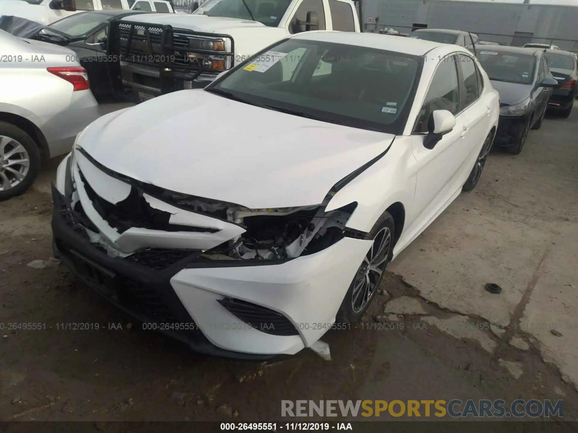 2 Photograph of a damaged car 4T1B11HK8KU729307 TOYOTA CAMRY 2019