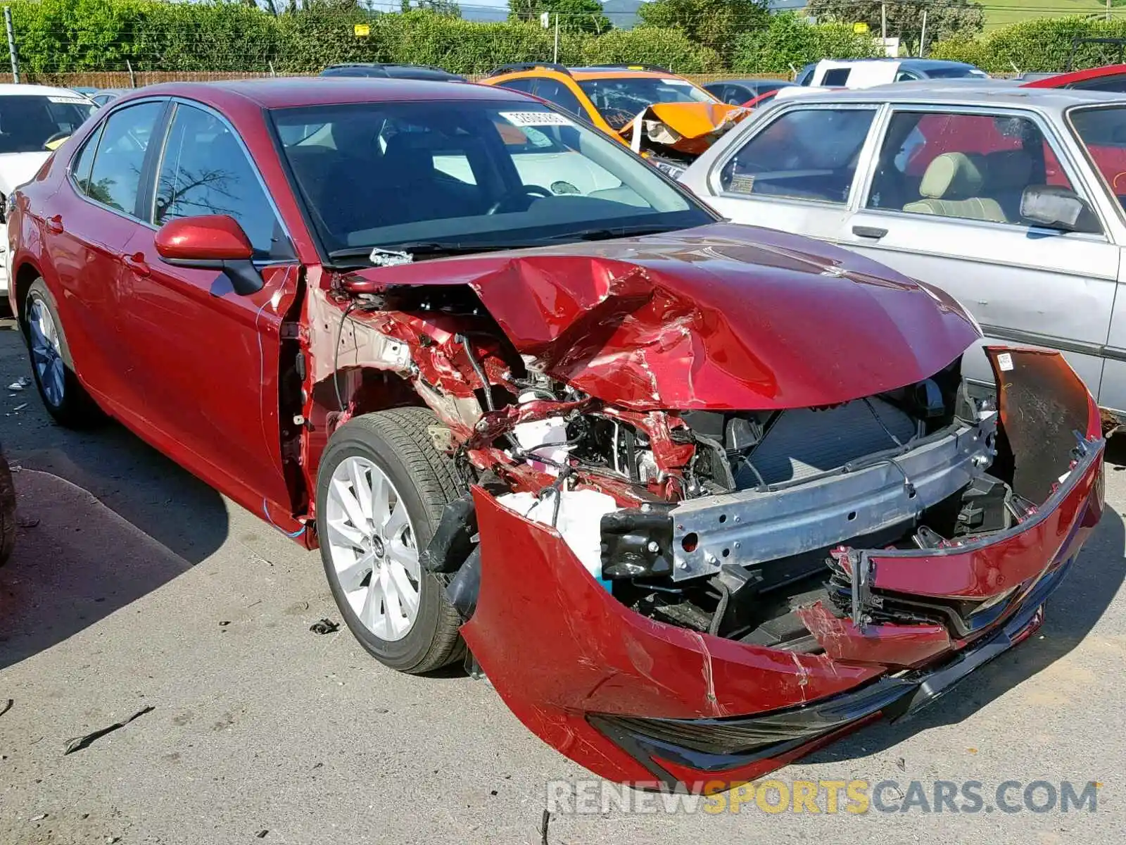 1 Photograph of a damaged car 4T1B11HK8KU731851 TOYOTA CAMRY 2019