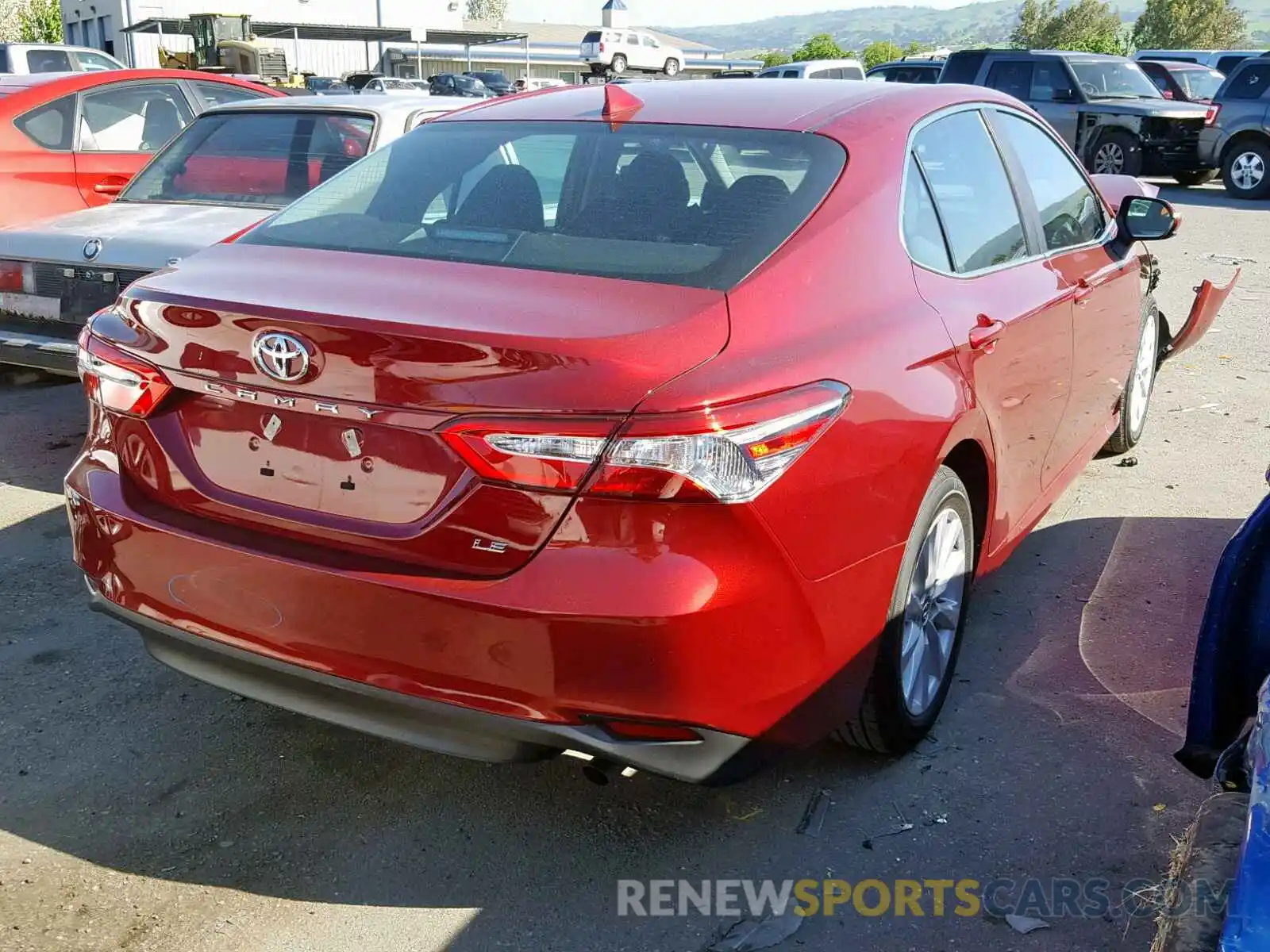 4 Photograph of a damaged car 4T1B11HK8KU731851 TOYOTA CAMRY 2019