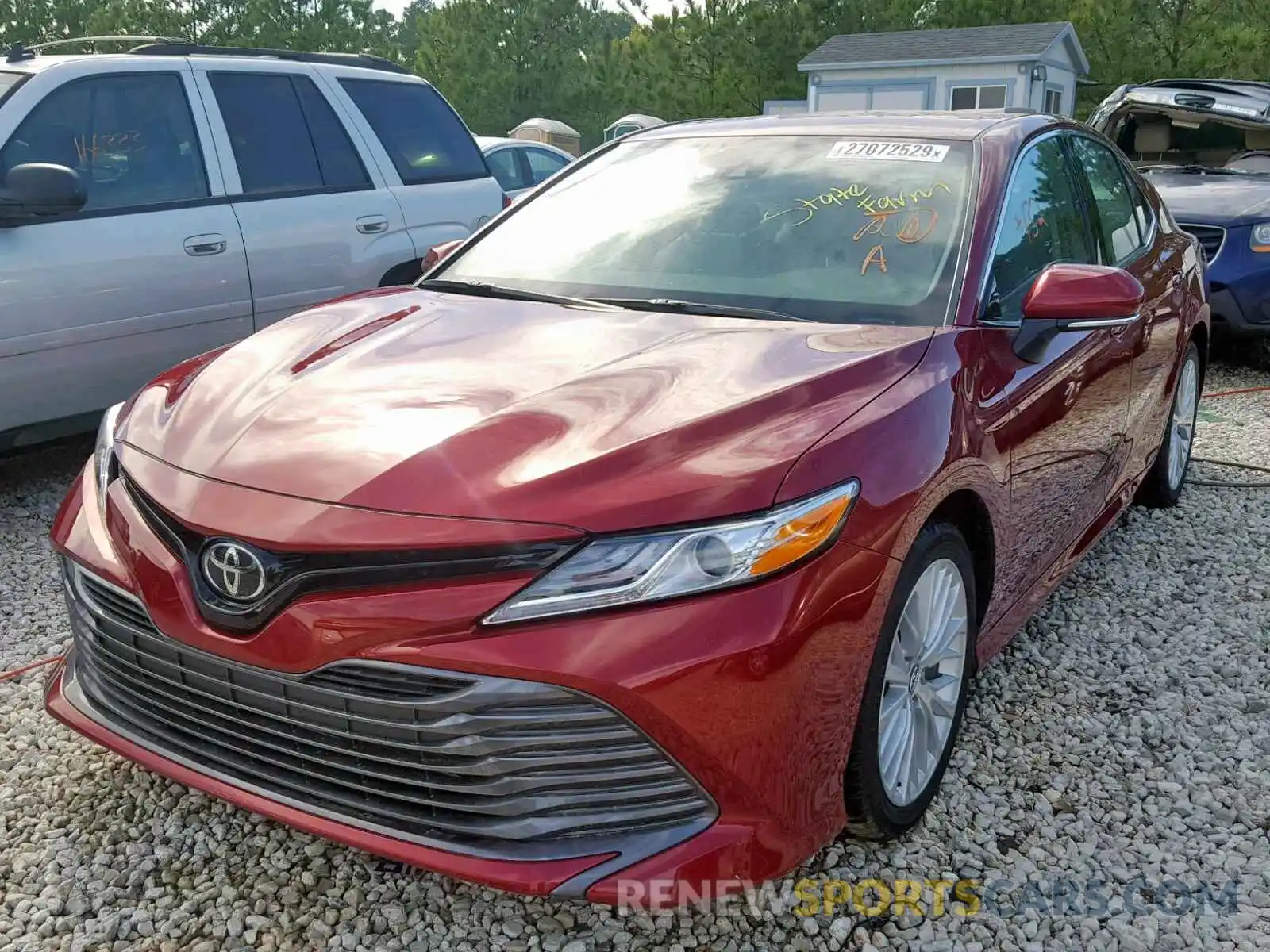 2 Photograph of a damaged car 4T1B11HK8KU732093 TOYOTA CAMRY 2019