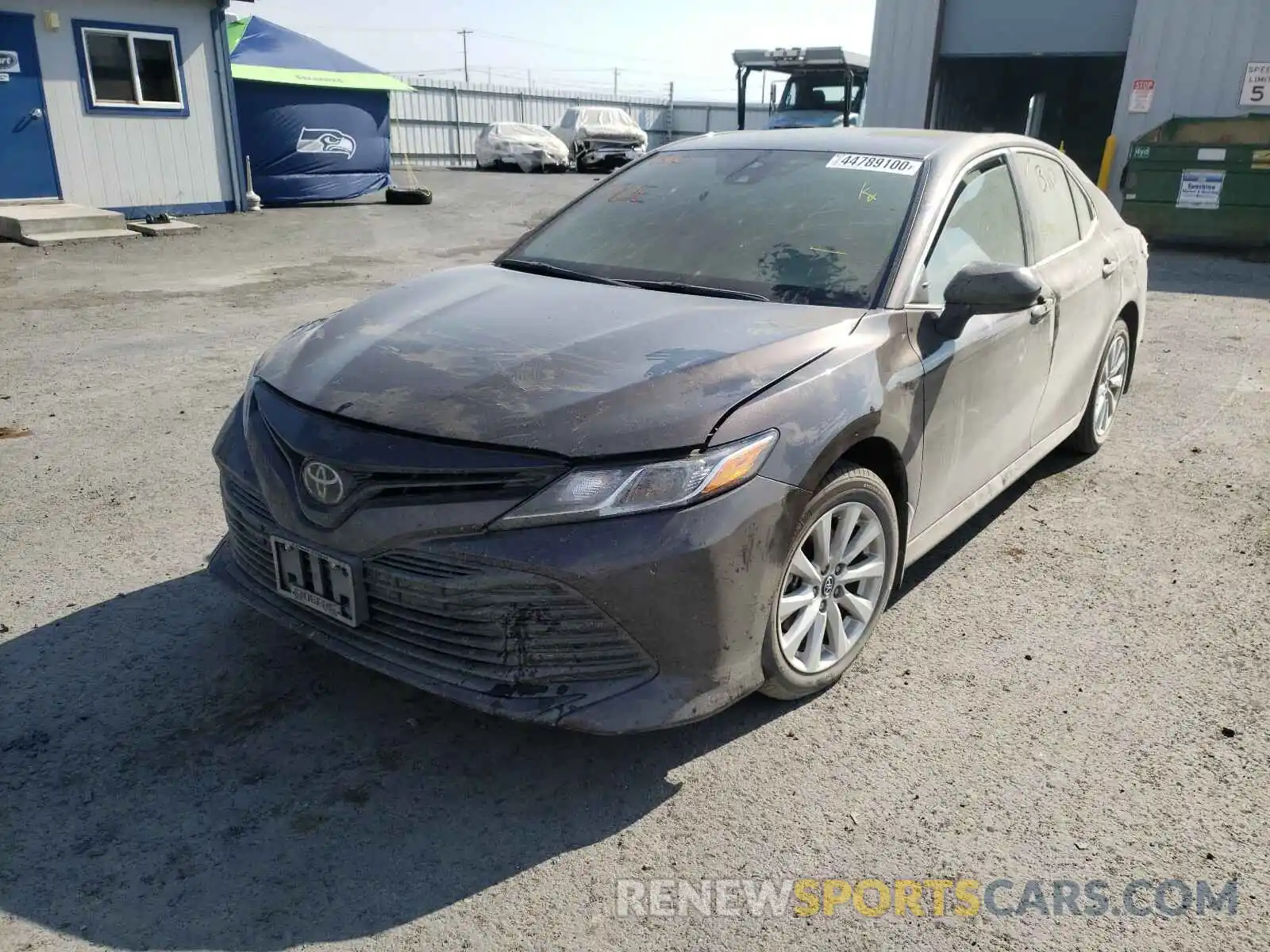 2 Photograph of a damaged car 4T1B11HK8KU733552 TOYOTA CAMRY 2019