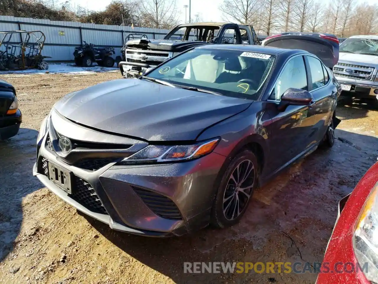 2 Photograph of a damaged car 4T1B11HK8KU733910 TOYOTA CAMRY 2019