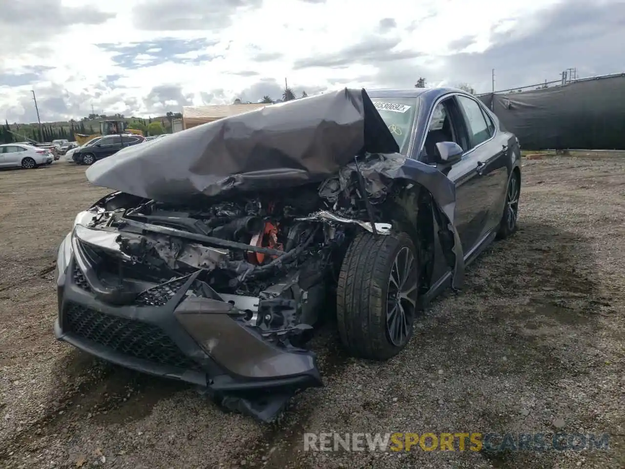 2 Photograph of a damaged car 4T1B11HK8KU739044 TOYOTA CAMRY 2019