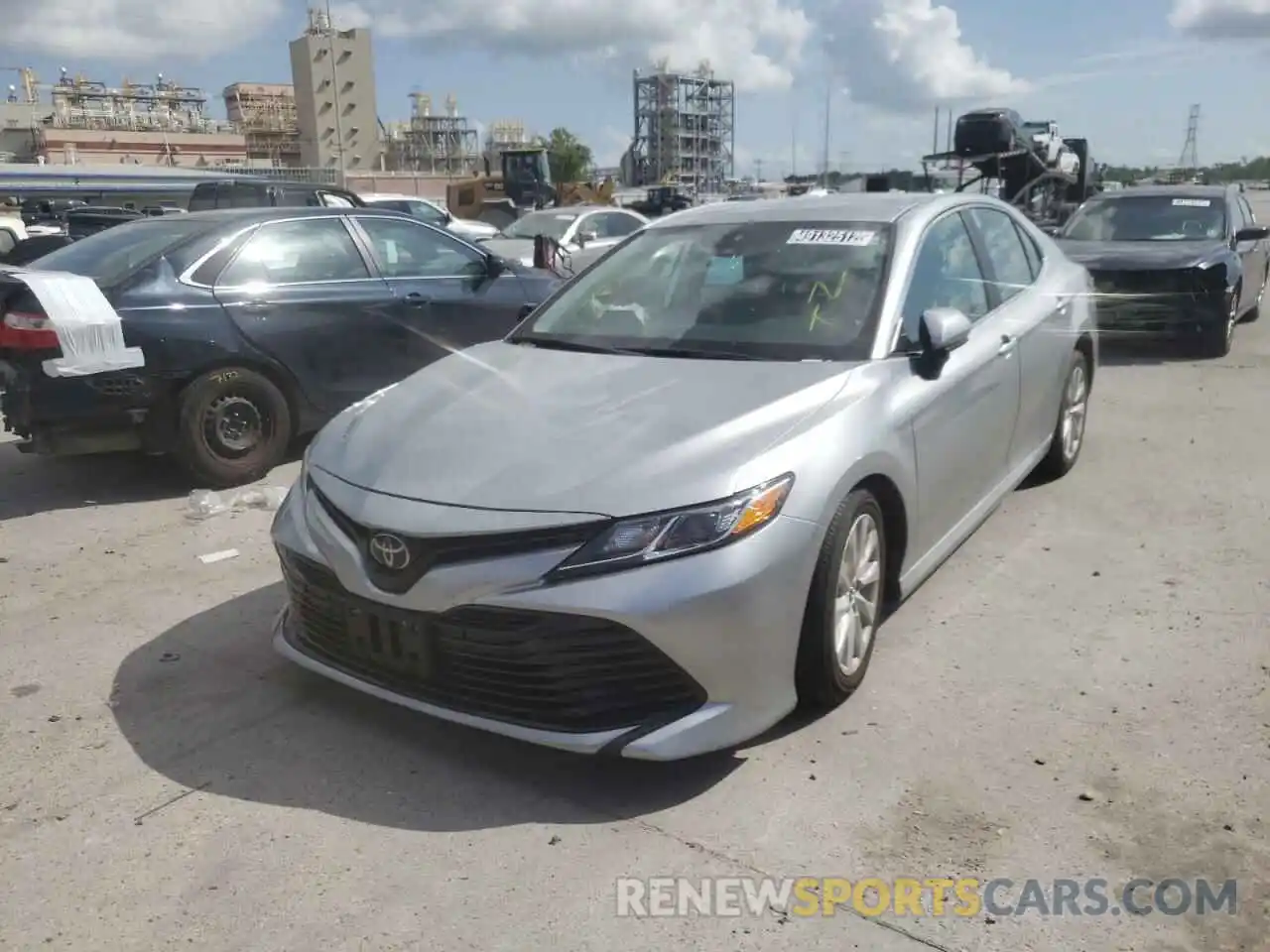 2 Photograph of a damaged car 4T1B11HK8KU739285 TOYOTA CAMRY 2019