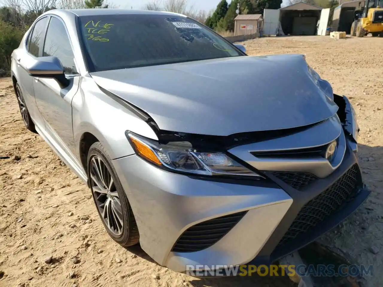 1 Photograph of a damaged car 4T1B11HK8KU739559 TOYOTA CAMRY 2019