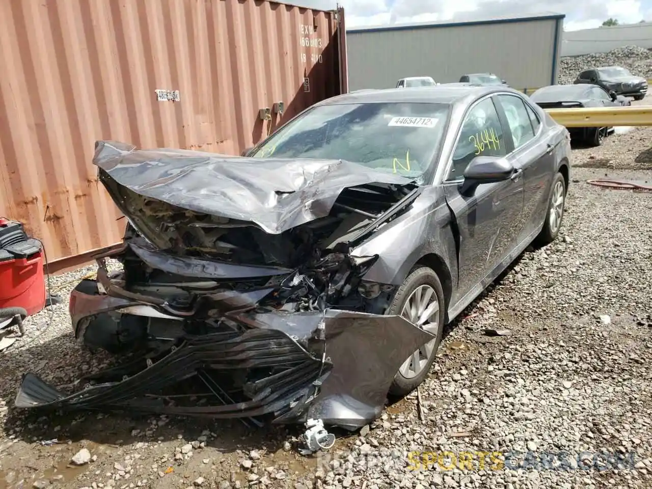 2 Photograph of a damaged car 4T1B11HK8KU740369 TOYOTA CAMRY 2019