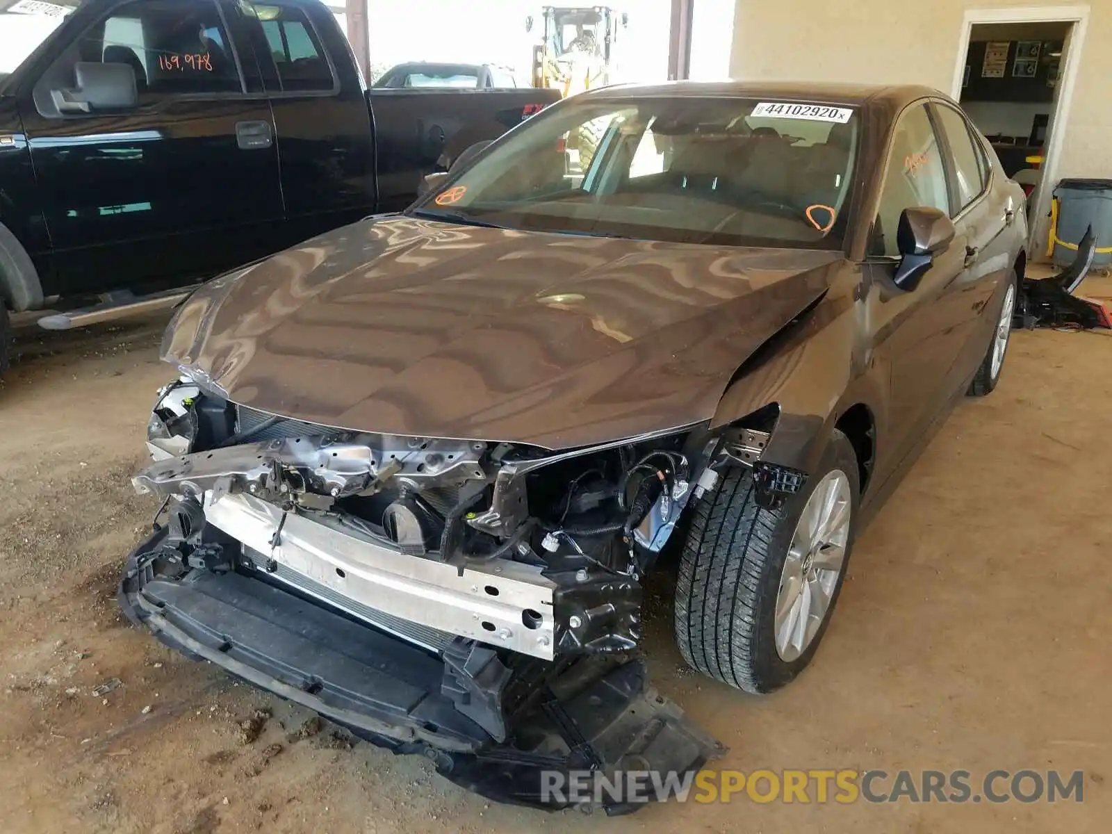 2 Photograph of a damaged car 4T1B11HK8KU740386 TOYOTA CAMRY 2019